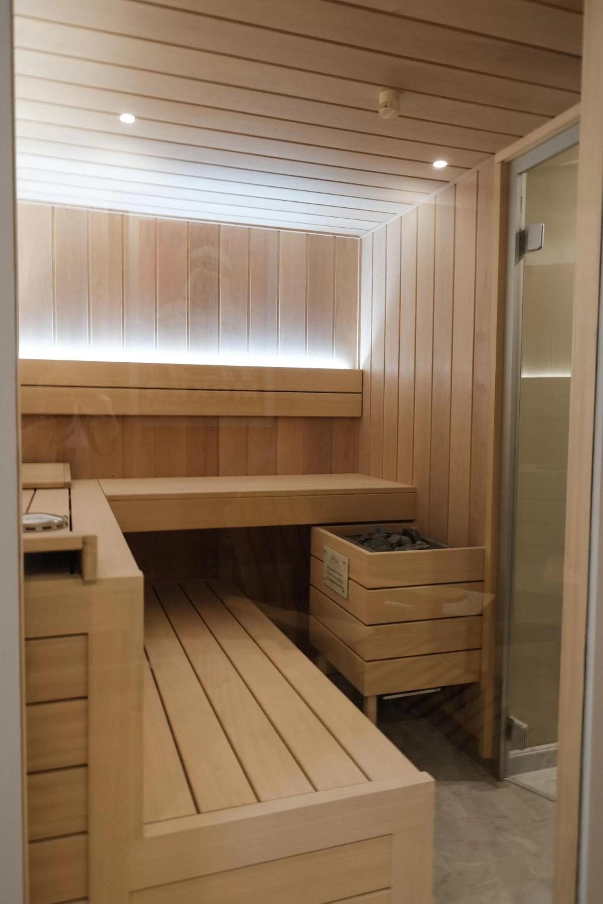 Sauna in Mimosa Hotel