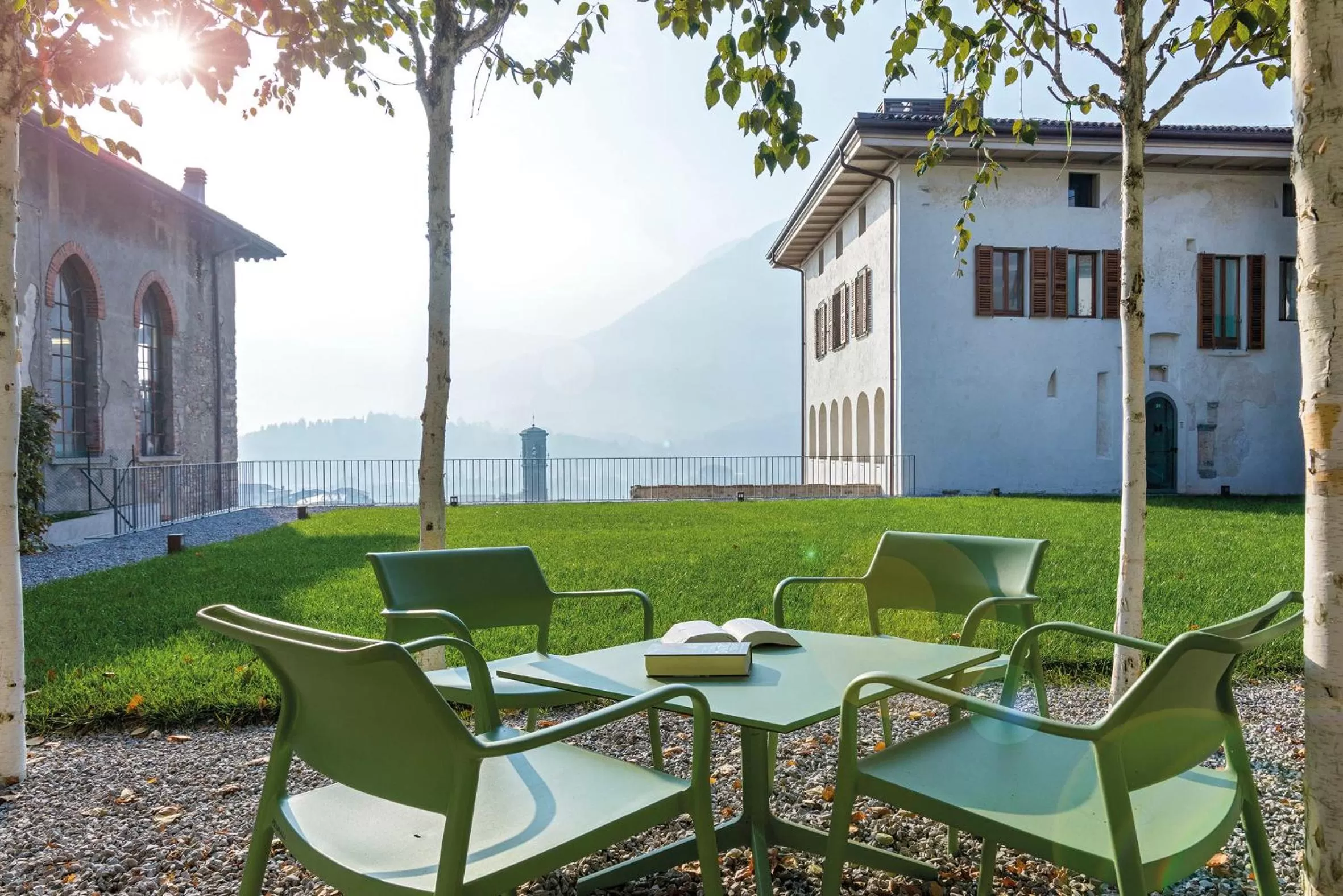 Garden view in La Ripa Boutique Hotel