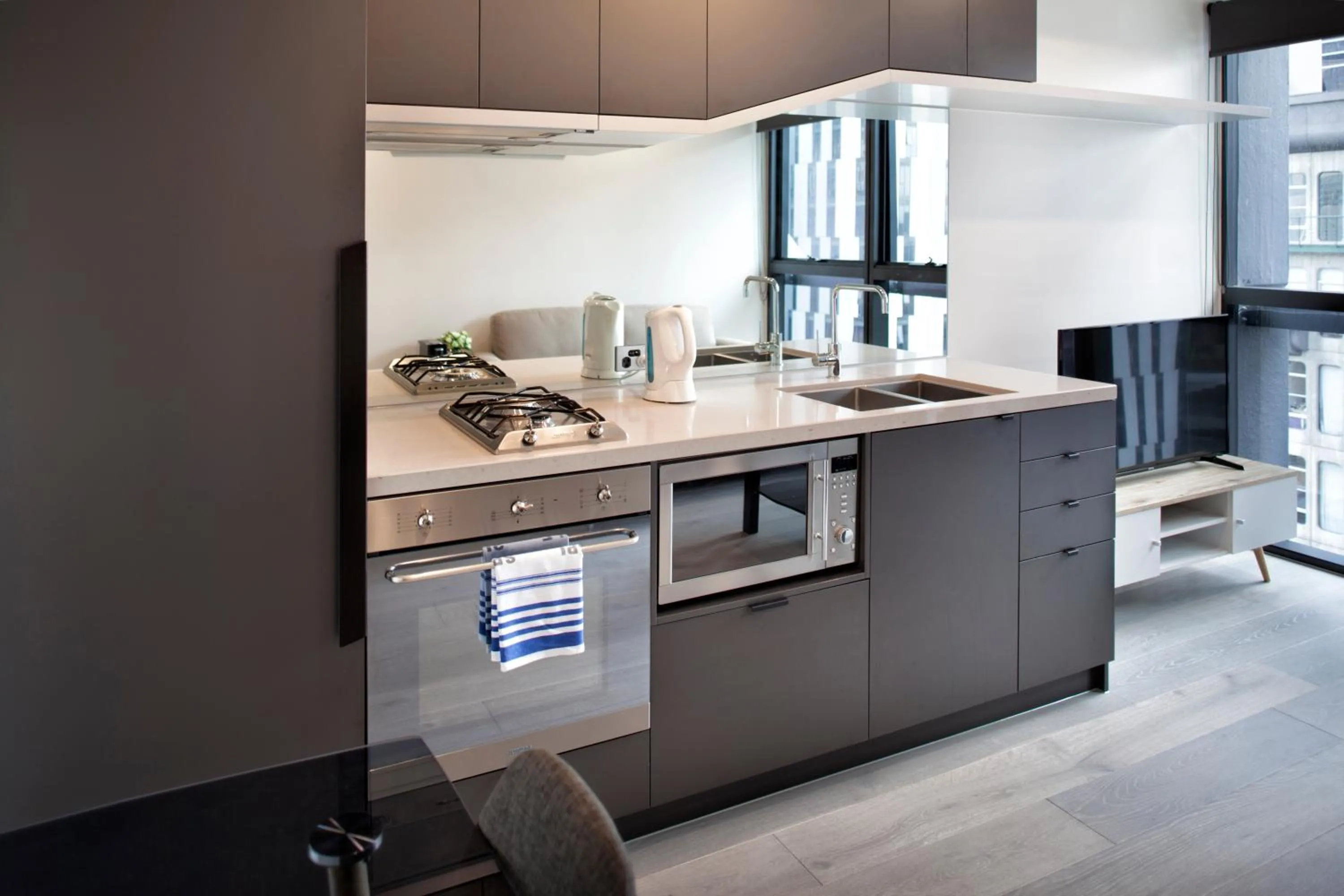 Living room in Platinum City Serviced Apartments