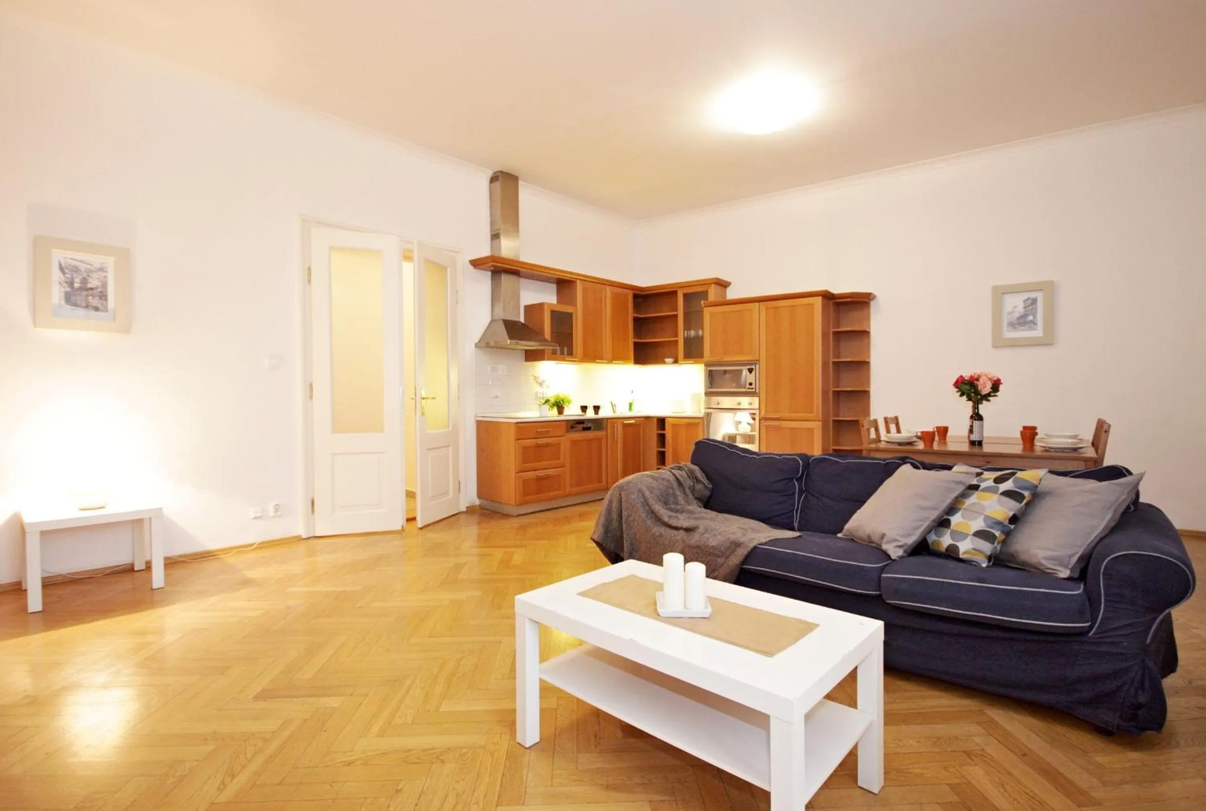 Living room in Prague Central Residence