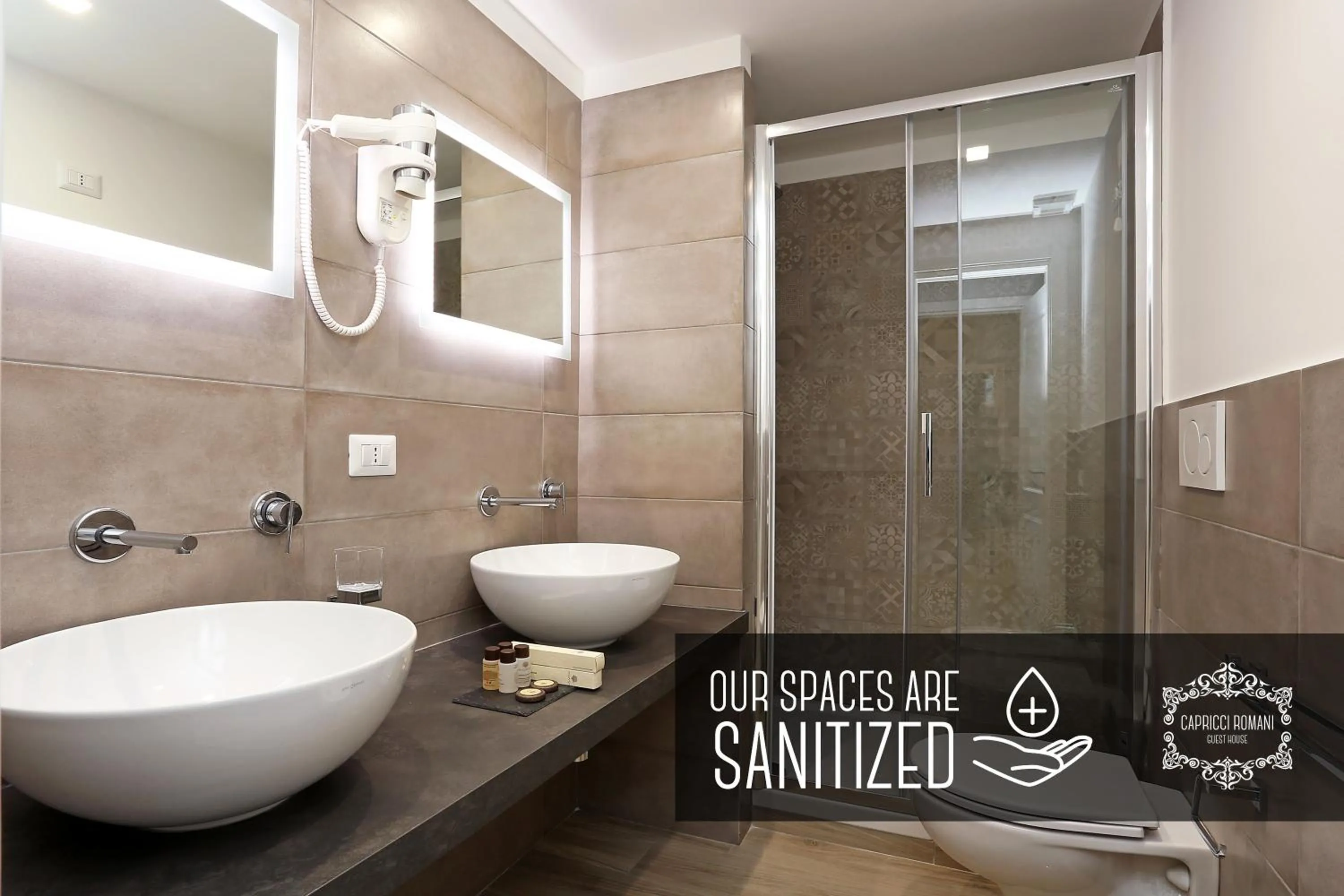 Bathroom in Capricci Romani