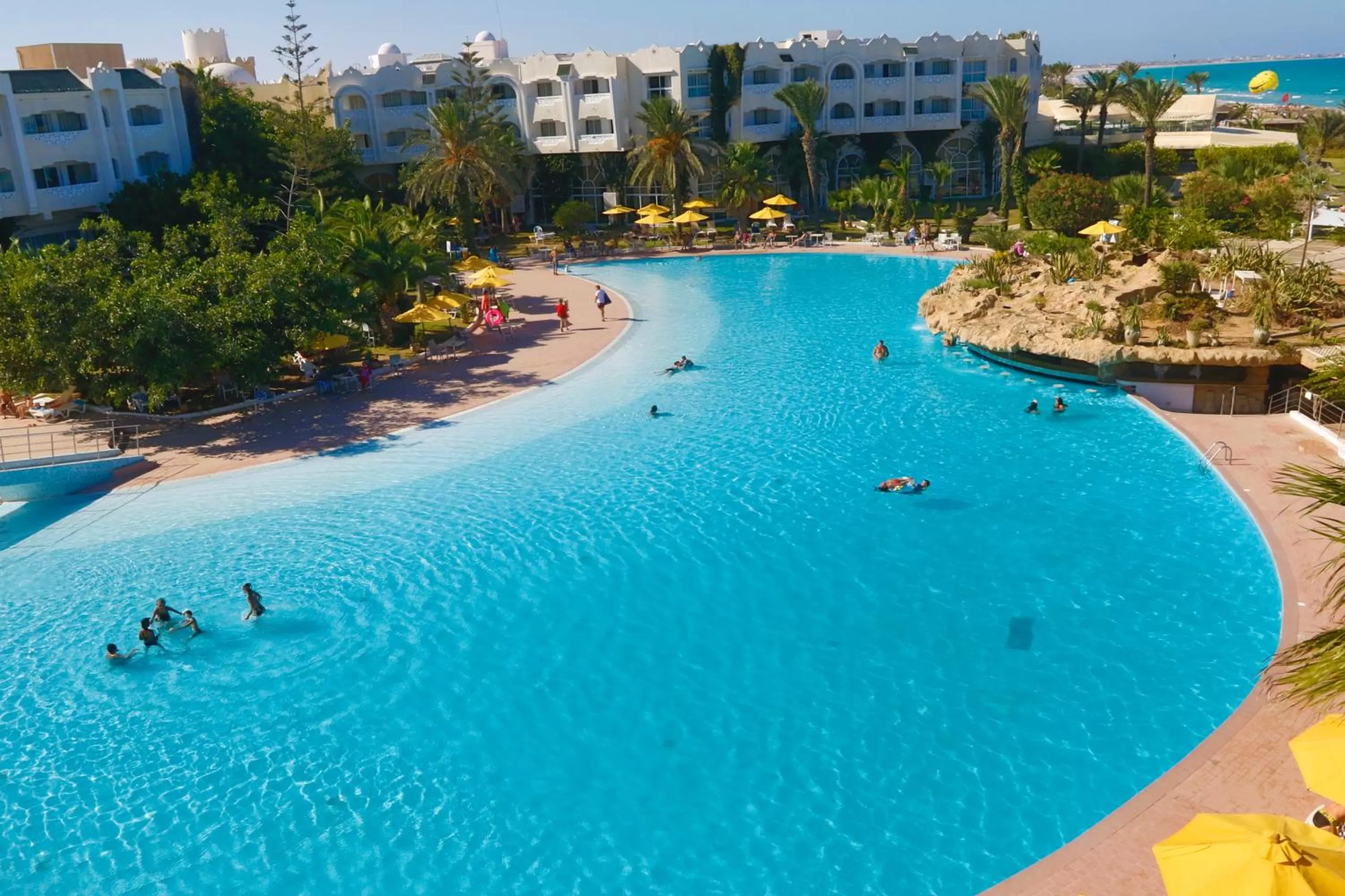 Pool view in Mahdia Beach & Aqua Park
