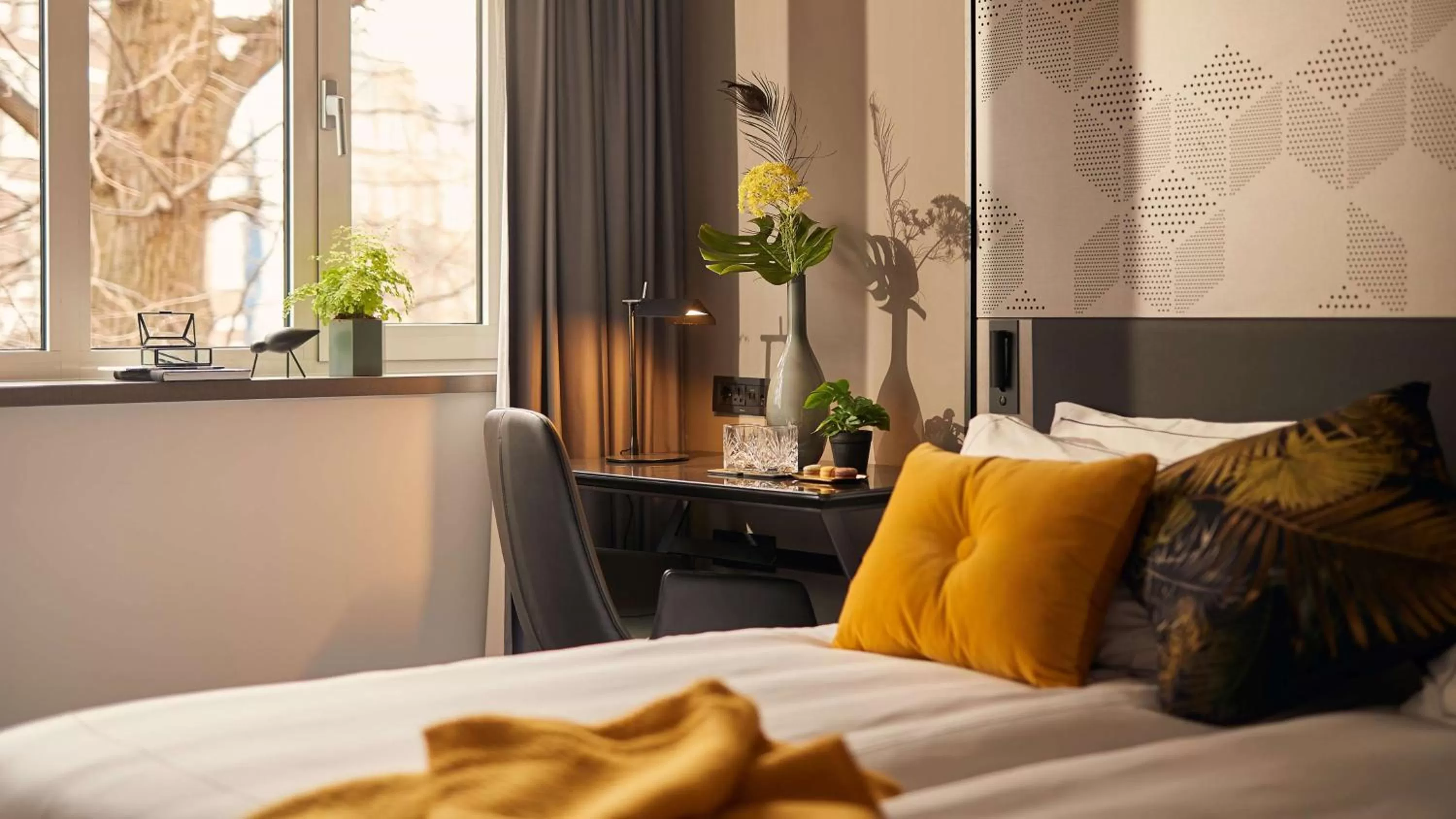 Bedroom, Bed in Park Plaza Vondelpark Amsterdam