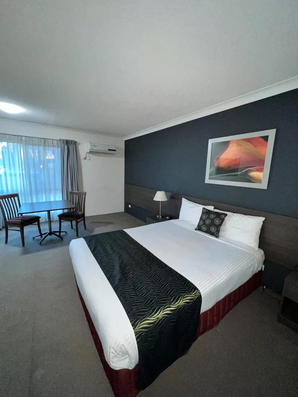 Bed in Hunts Hotel Liverpool