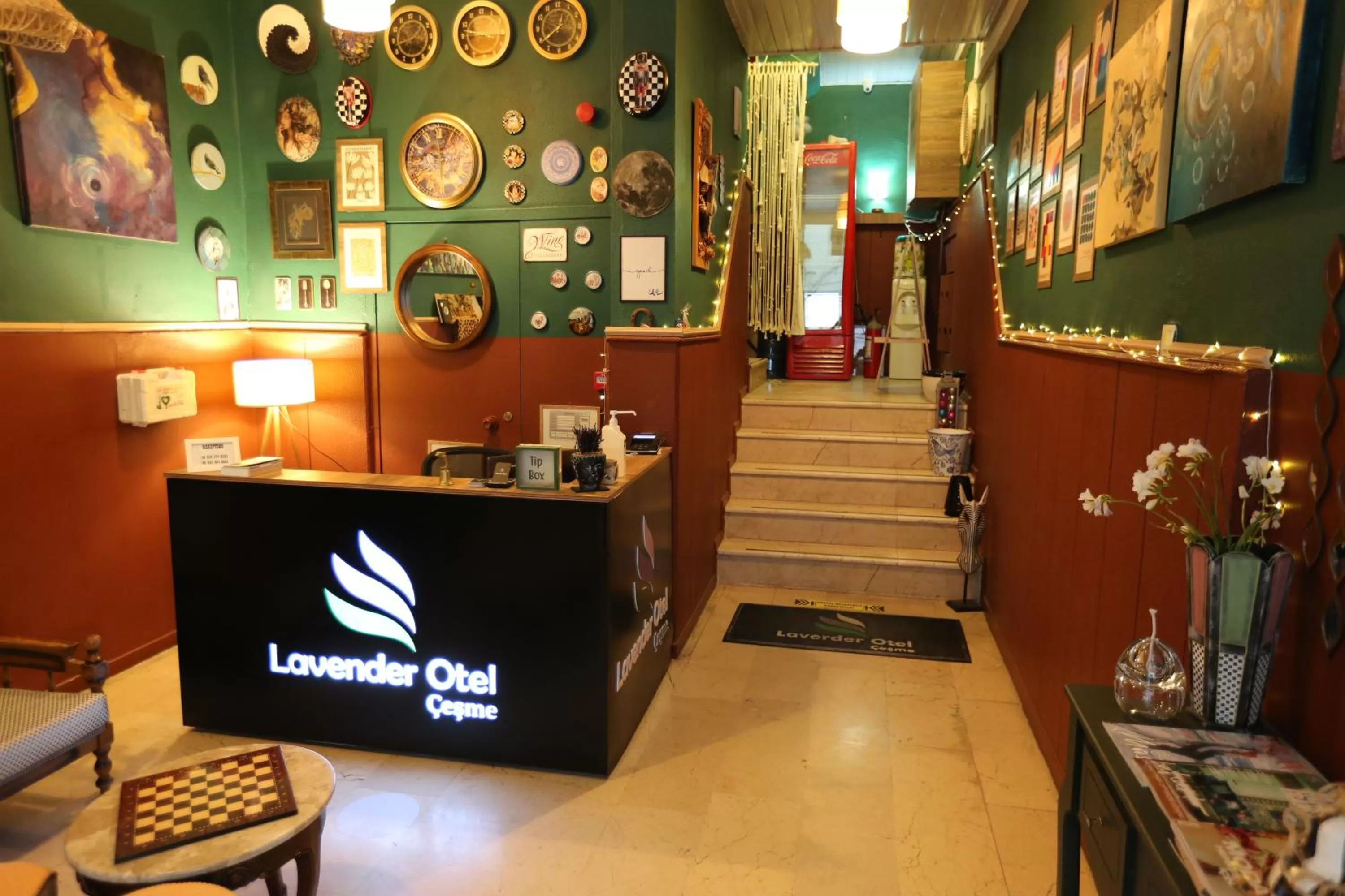 Lobby or reception in Lavender Otel