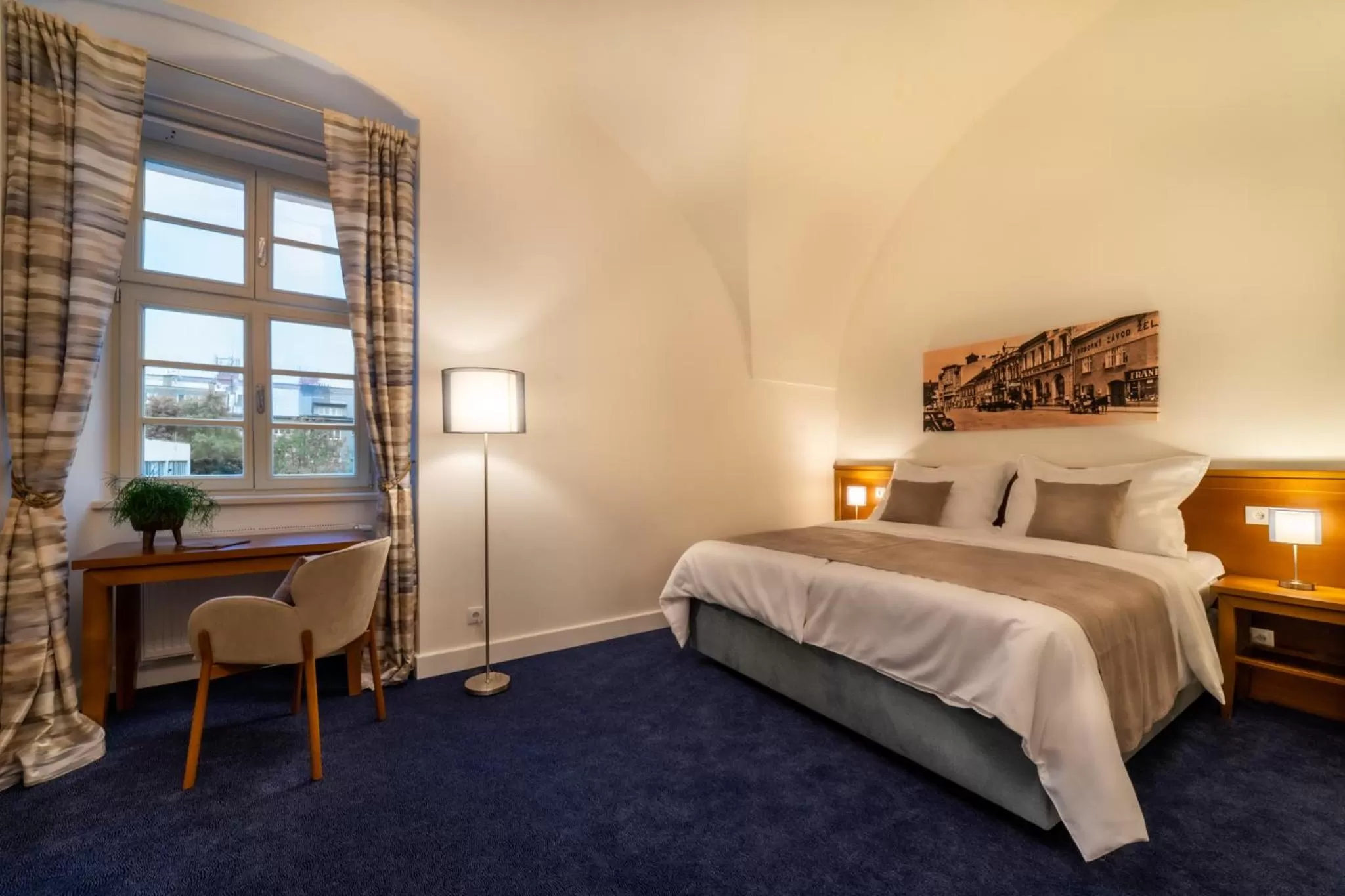 Bed in Hotel Panský Pivovar