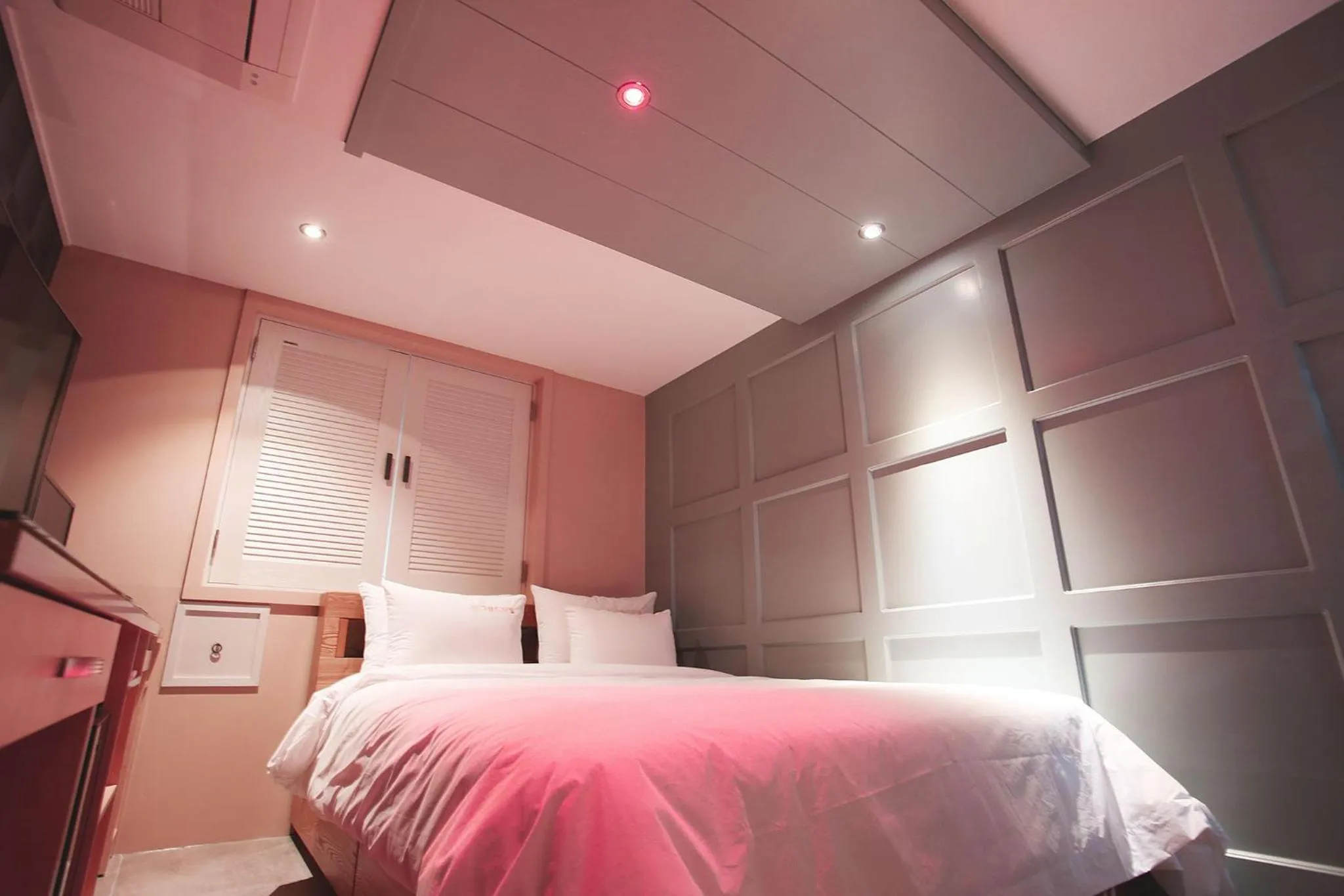 Bed in Goodstay Grand Motel Chuncheon