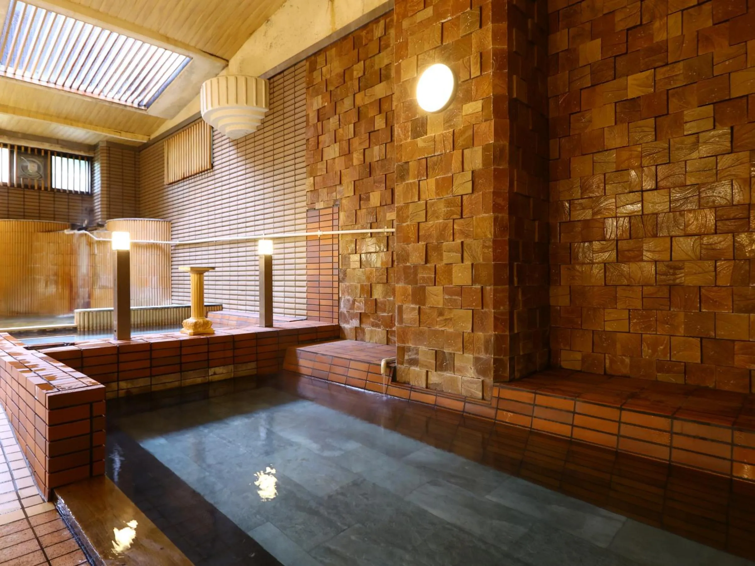 Hot Spring Bath in Hotel Yudanaka