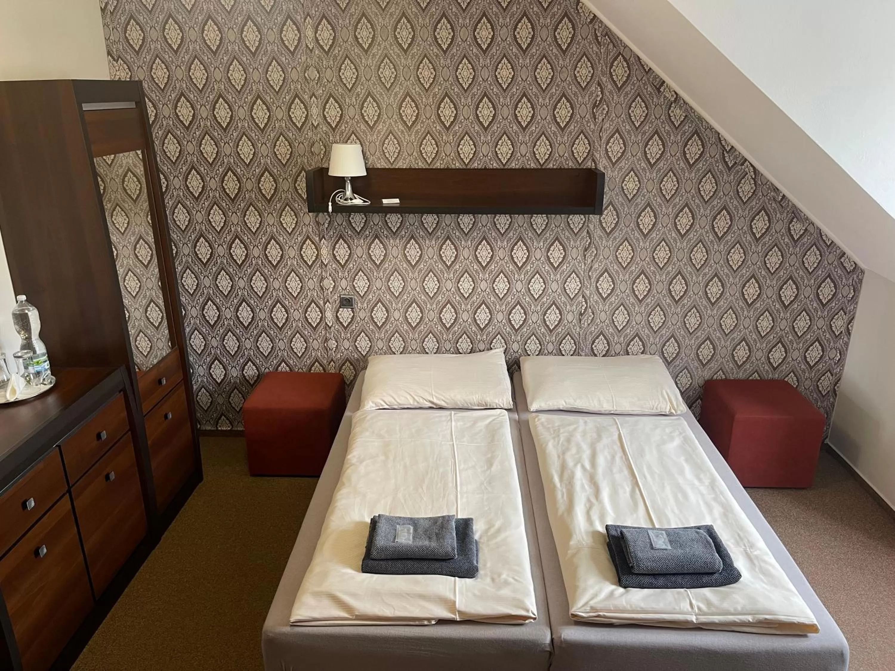 Bed in Hotel Veveří