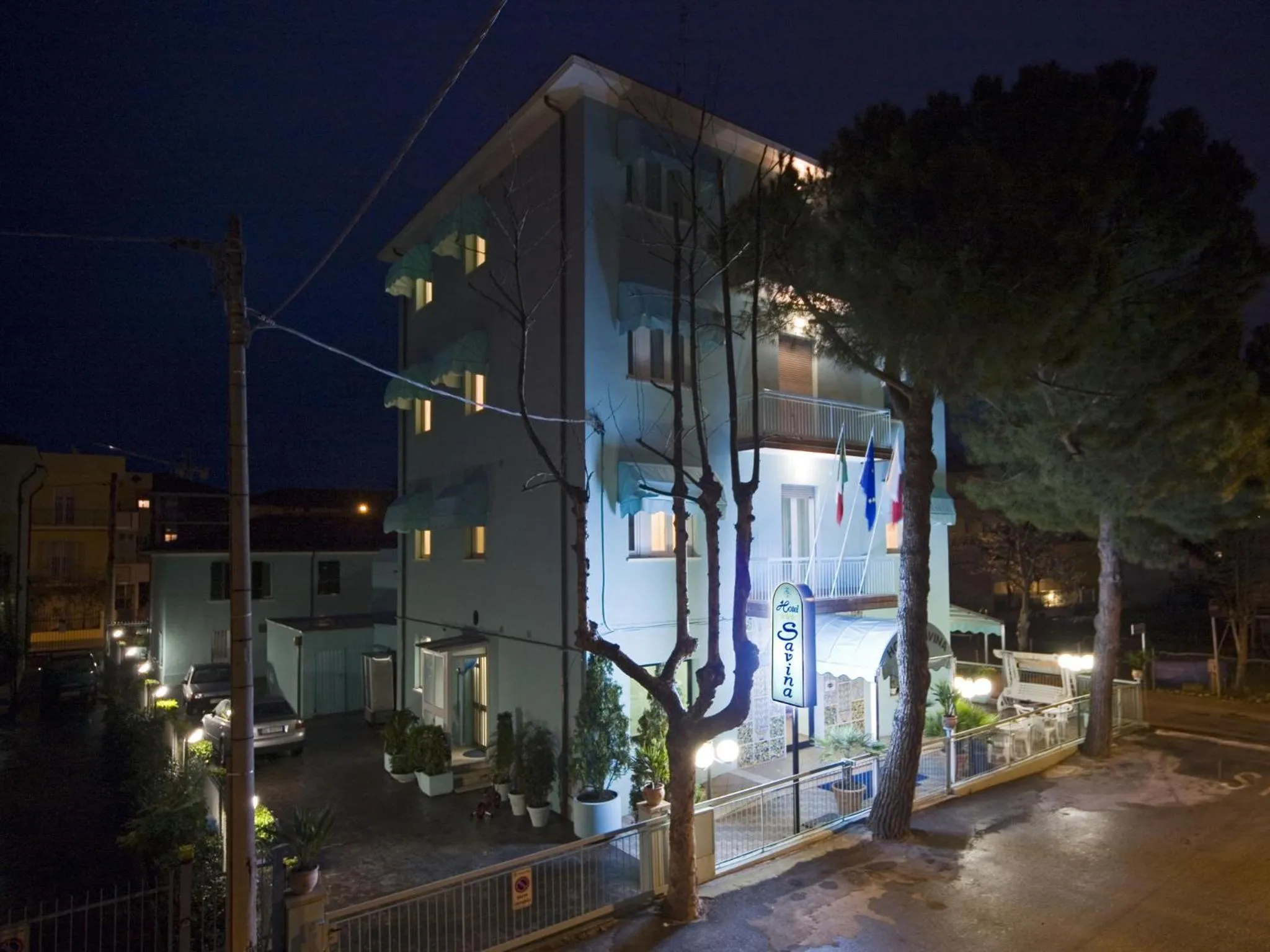 Facade/entrance in Hotel Savina