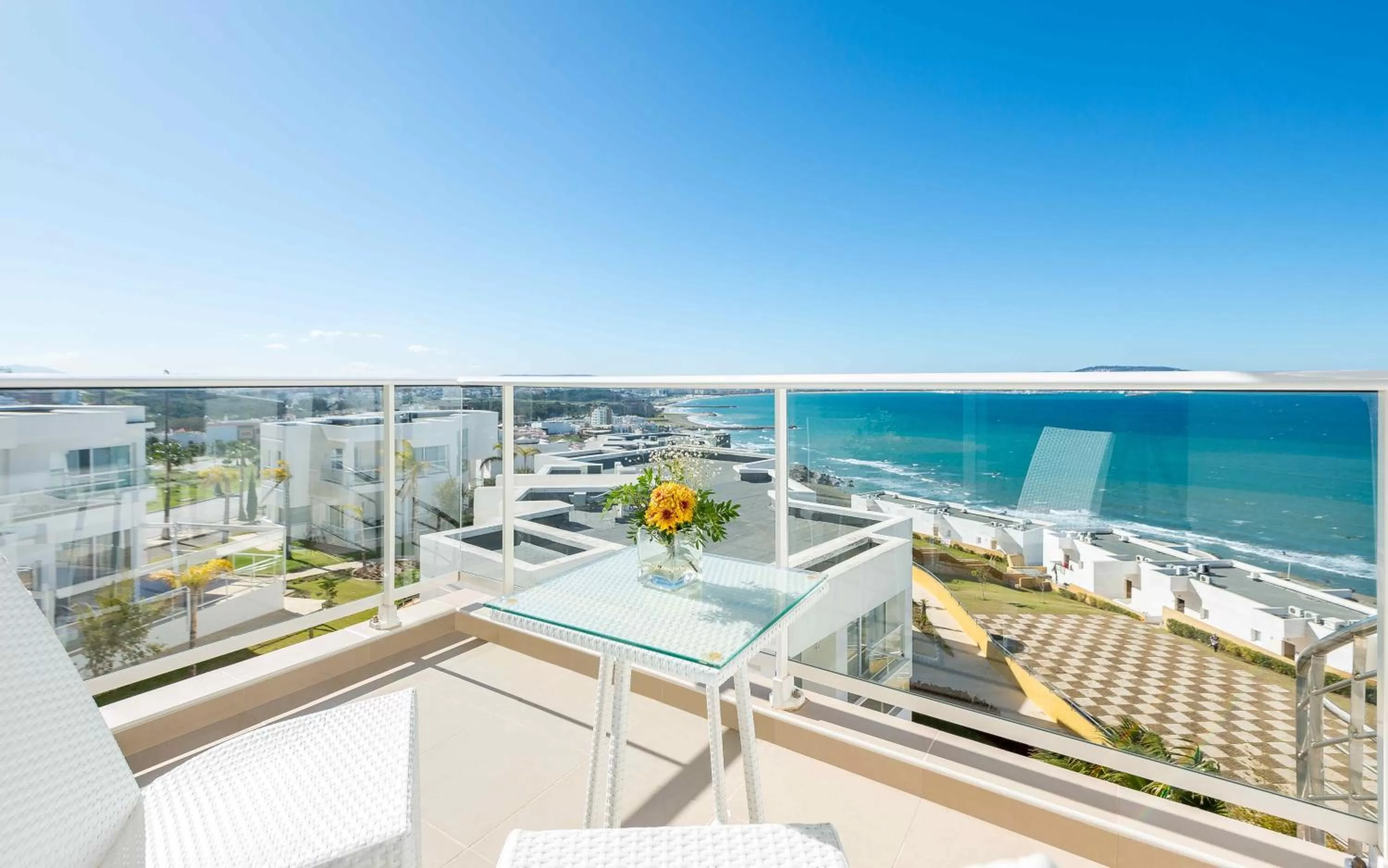 Balcony/Terrace in Hotel Farah Tanger