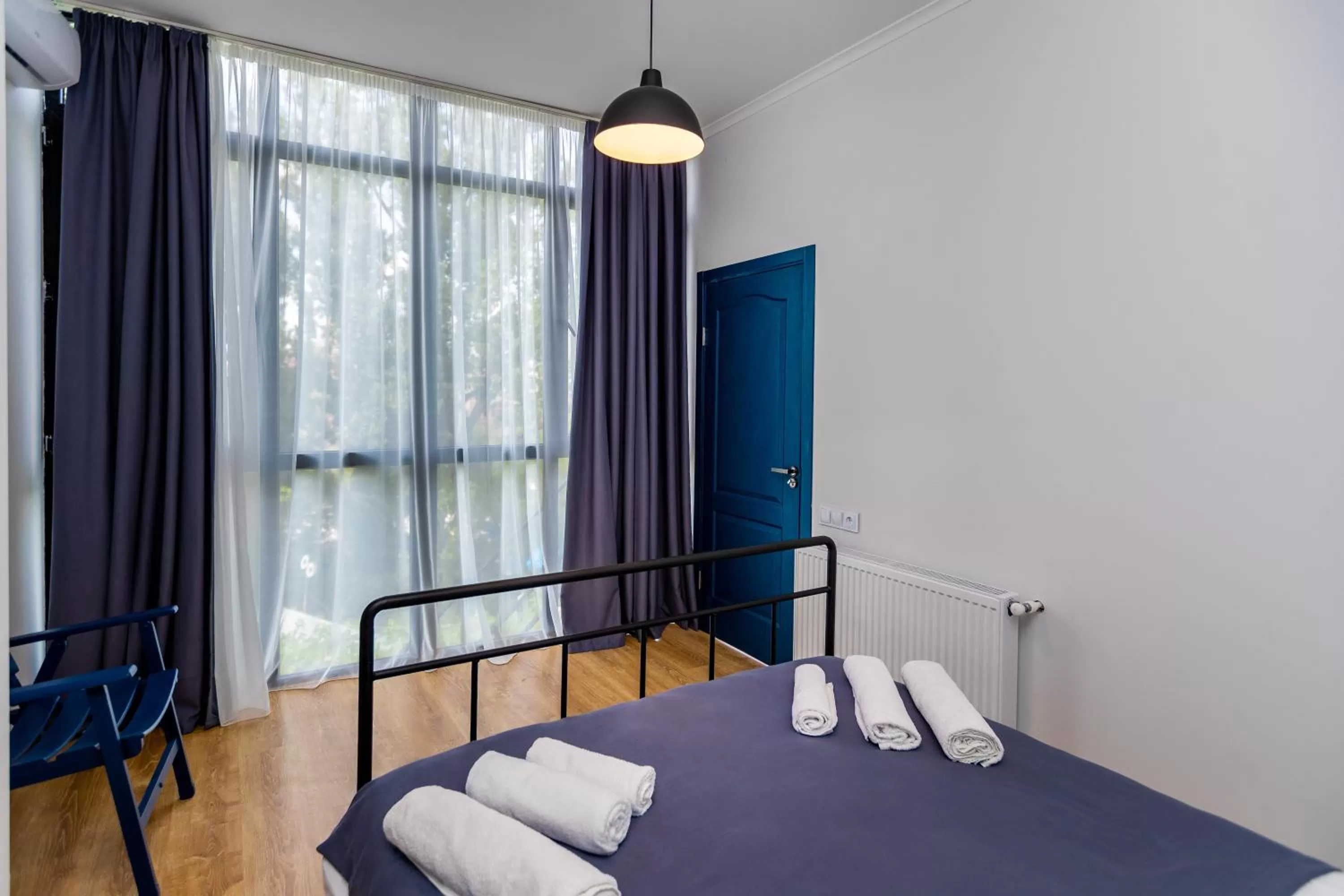 Bedroom, Bed in Grape House