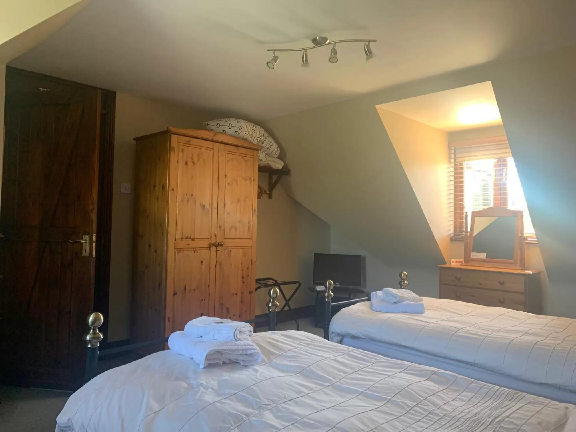 Bed in Burnt Mill Cottage