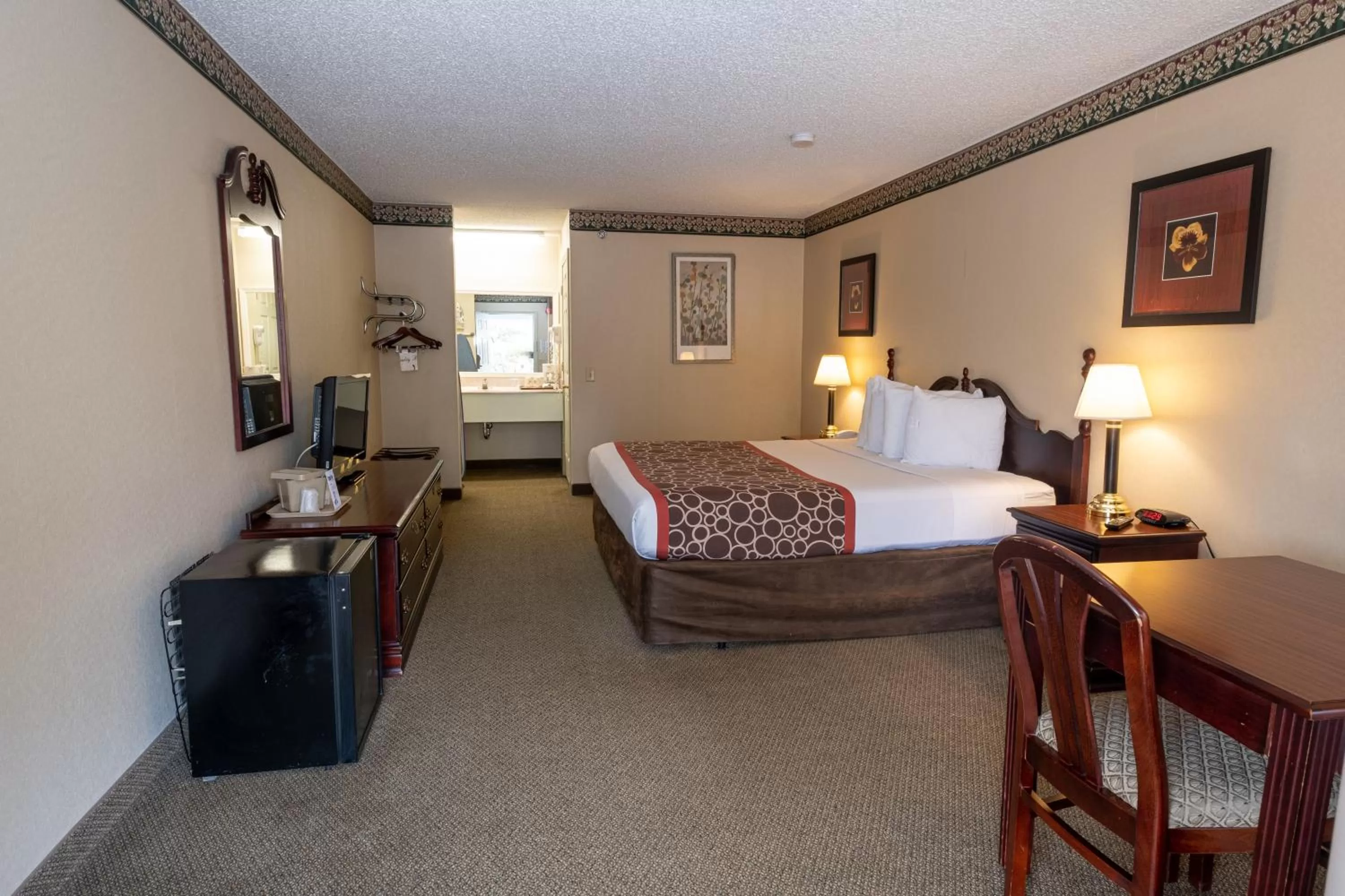 Photo of the whole room, Bed in Hilltop Inn & Suites, near Foxwoods Casino