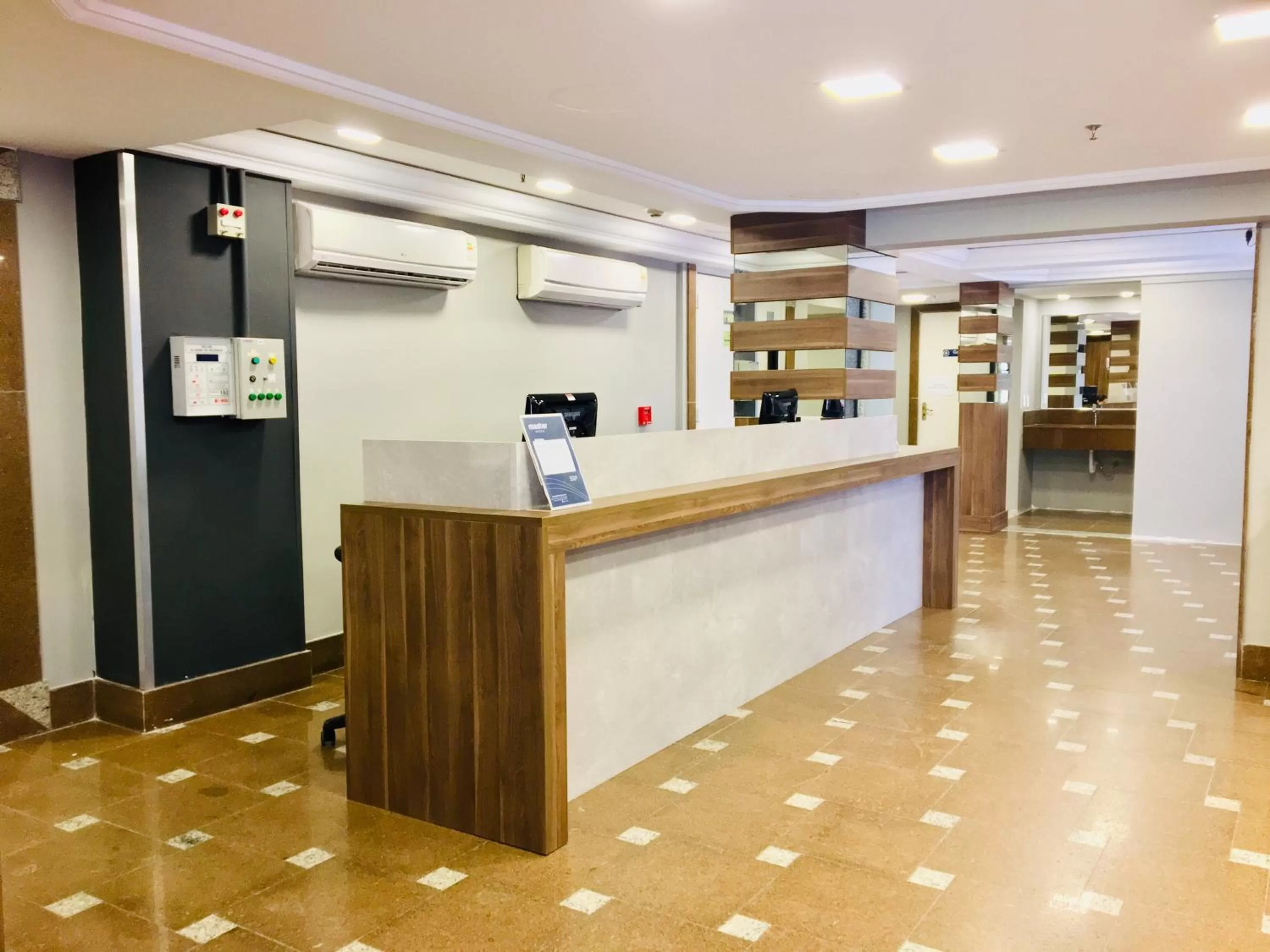 Lobby or reception in Master Express Cidade Baixa - Próximo ao Araujo Viana, UFRGS e Santa Casa