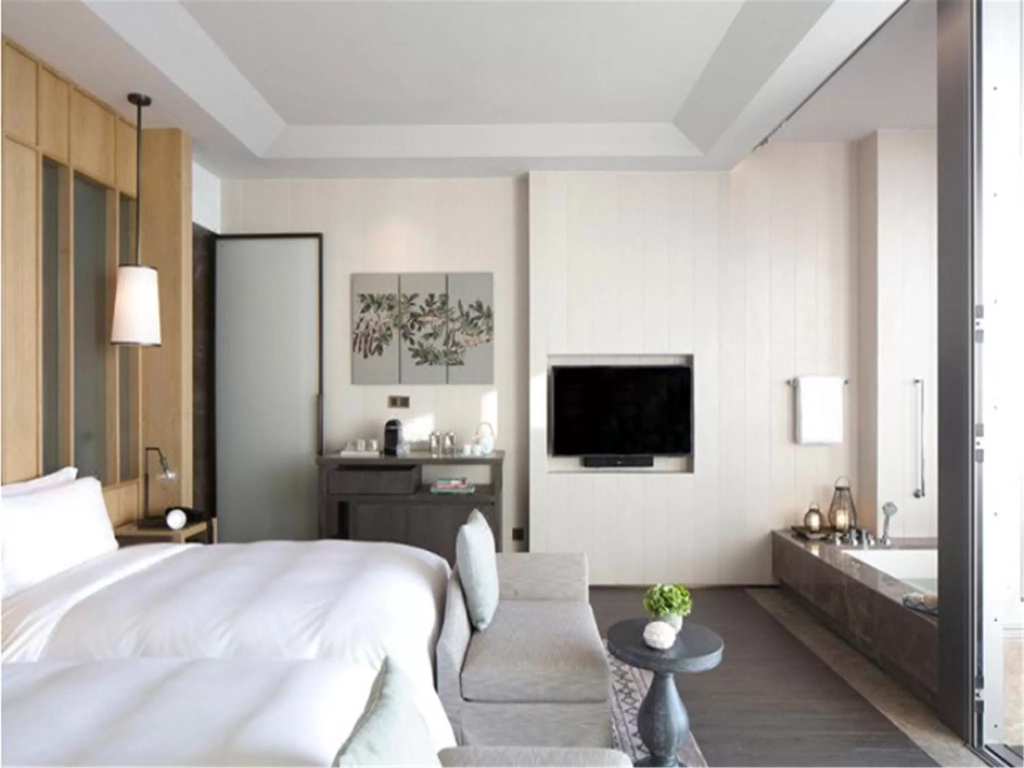 Decorative detail, Bed in Rosewood Sanya