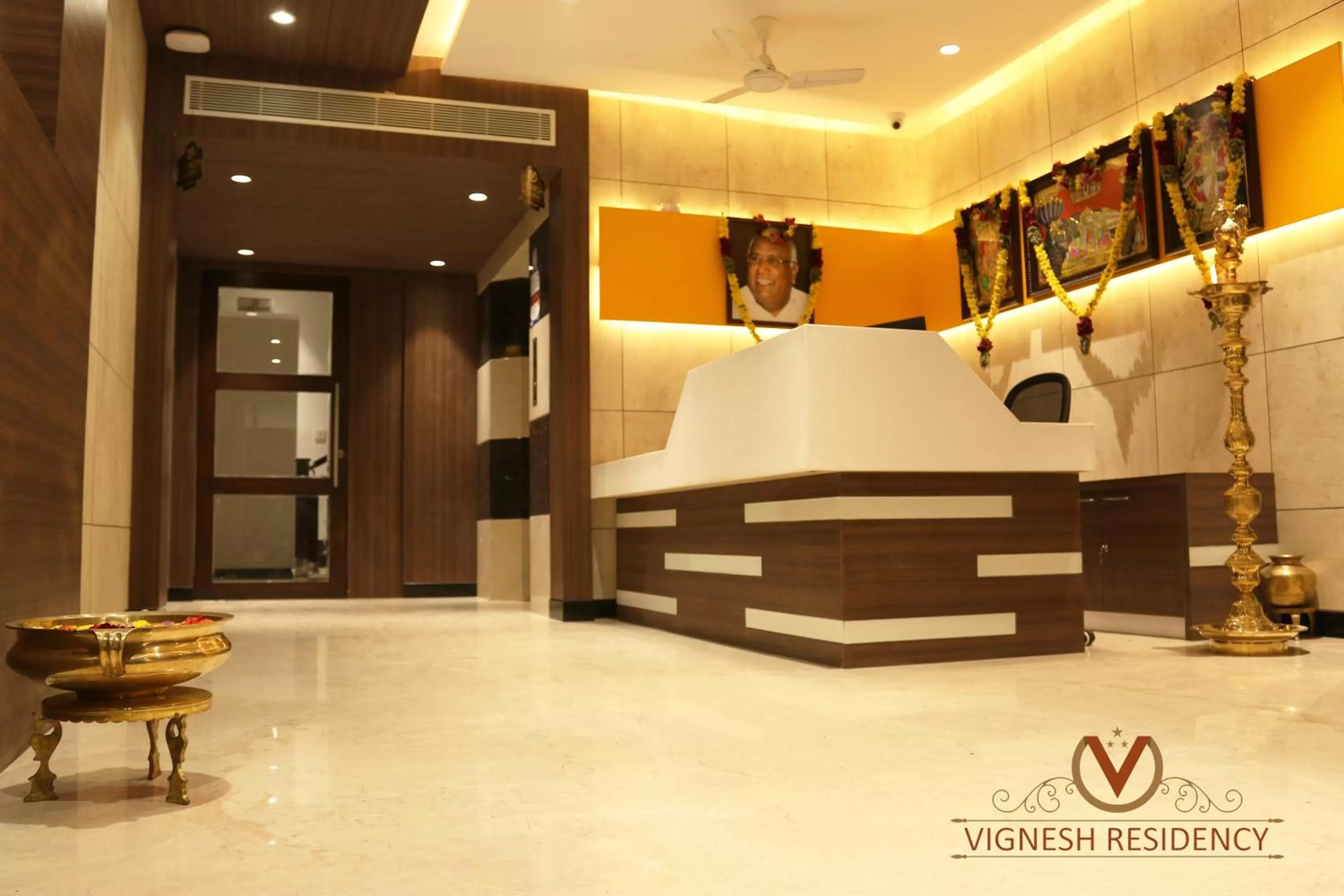 Lobby or reception in Vignesh Residency