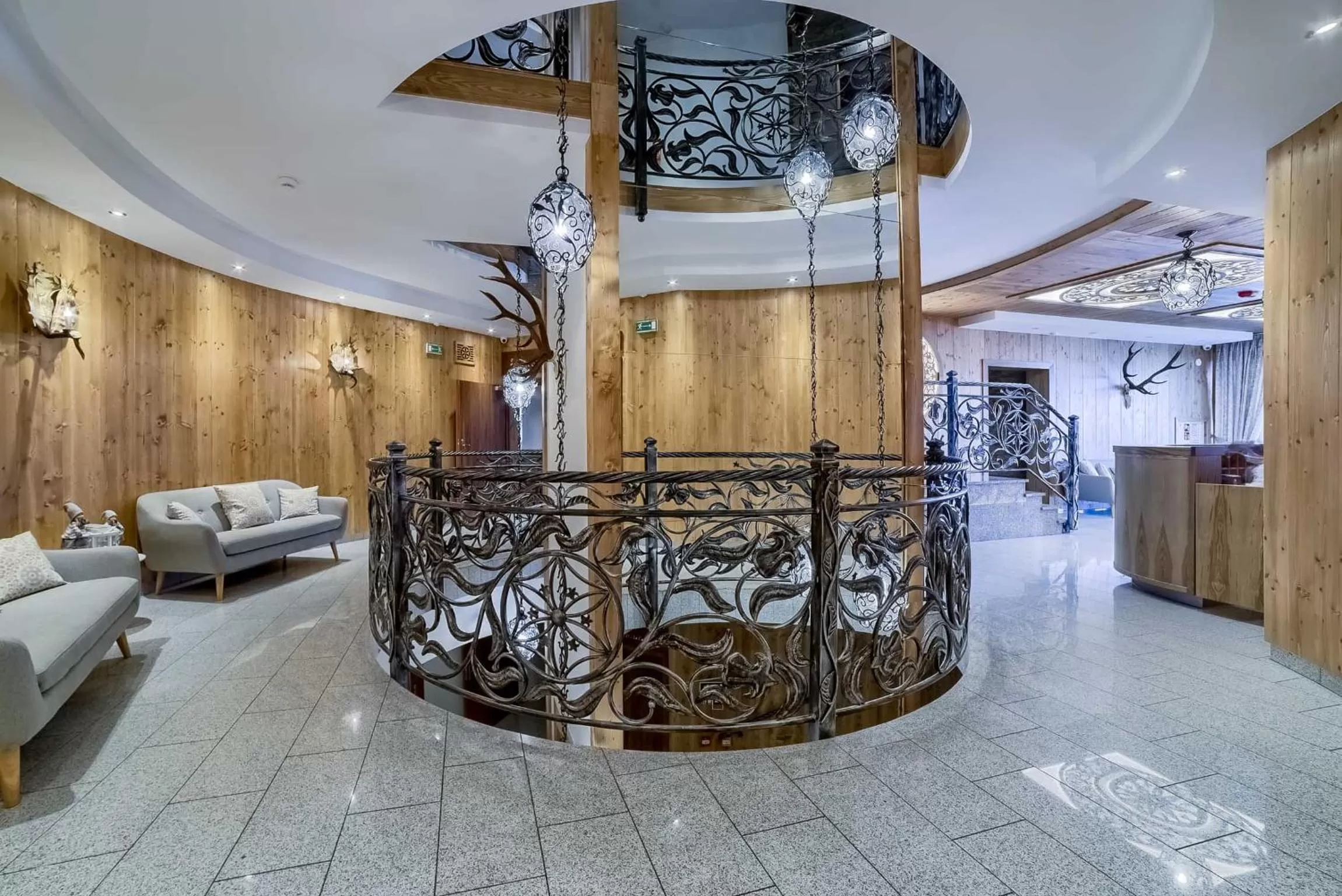 Lobby or reception in Hotel Górski