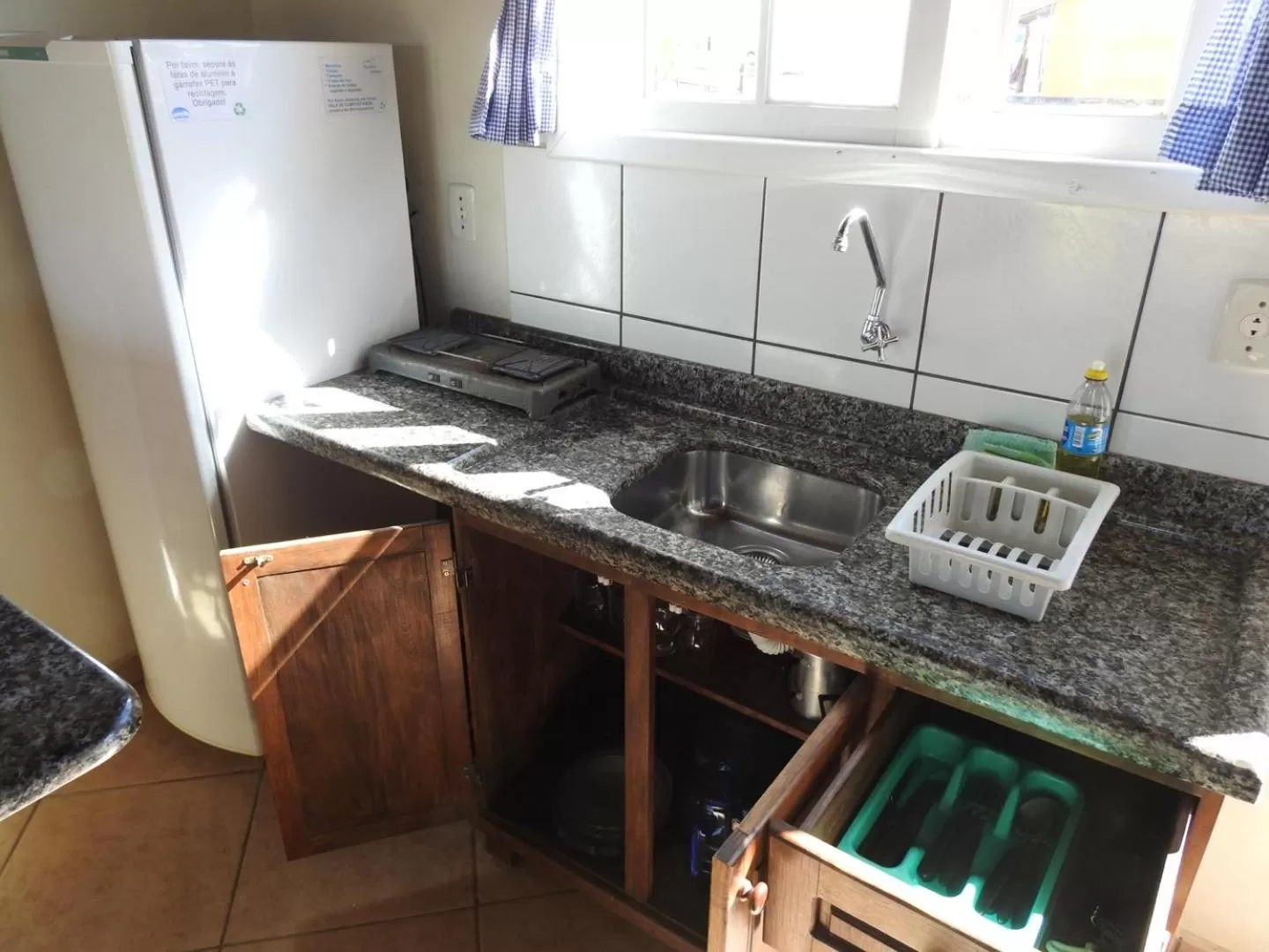 Kitchen or kitchenette in Pousada dos Sambaquis