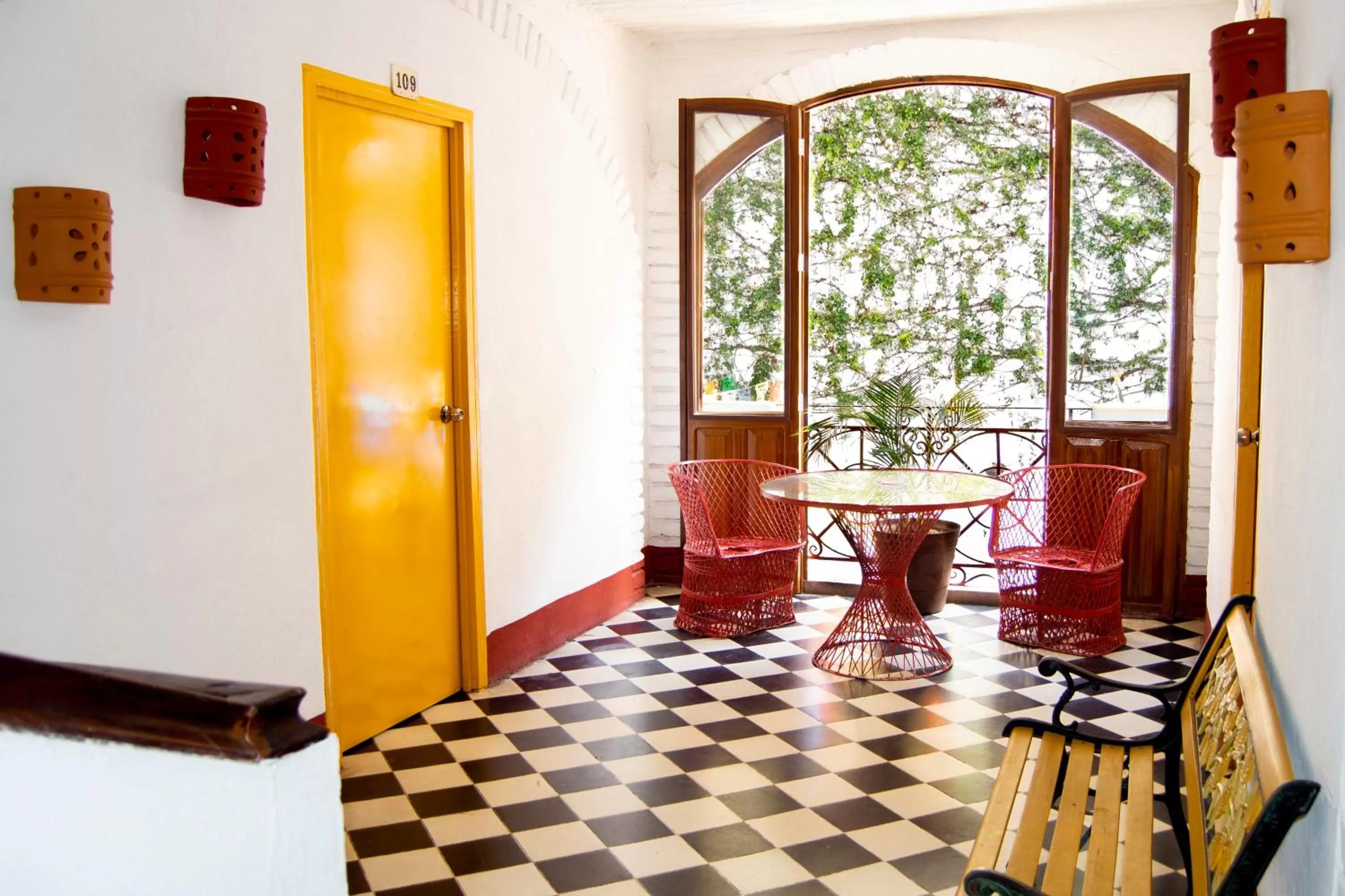 Seating area in Hotel Hacienda de Vallarta Centro