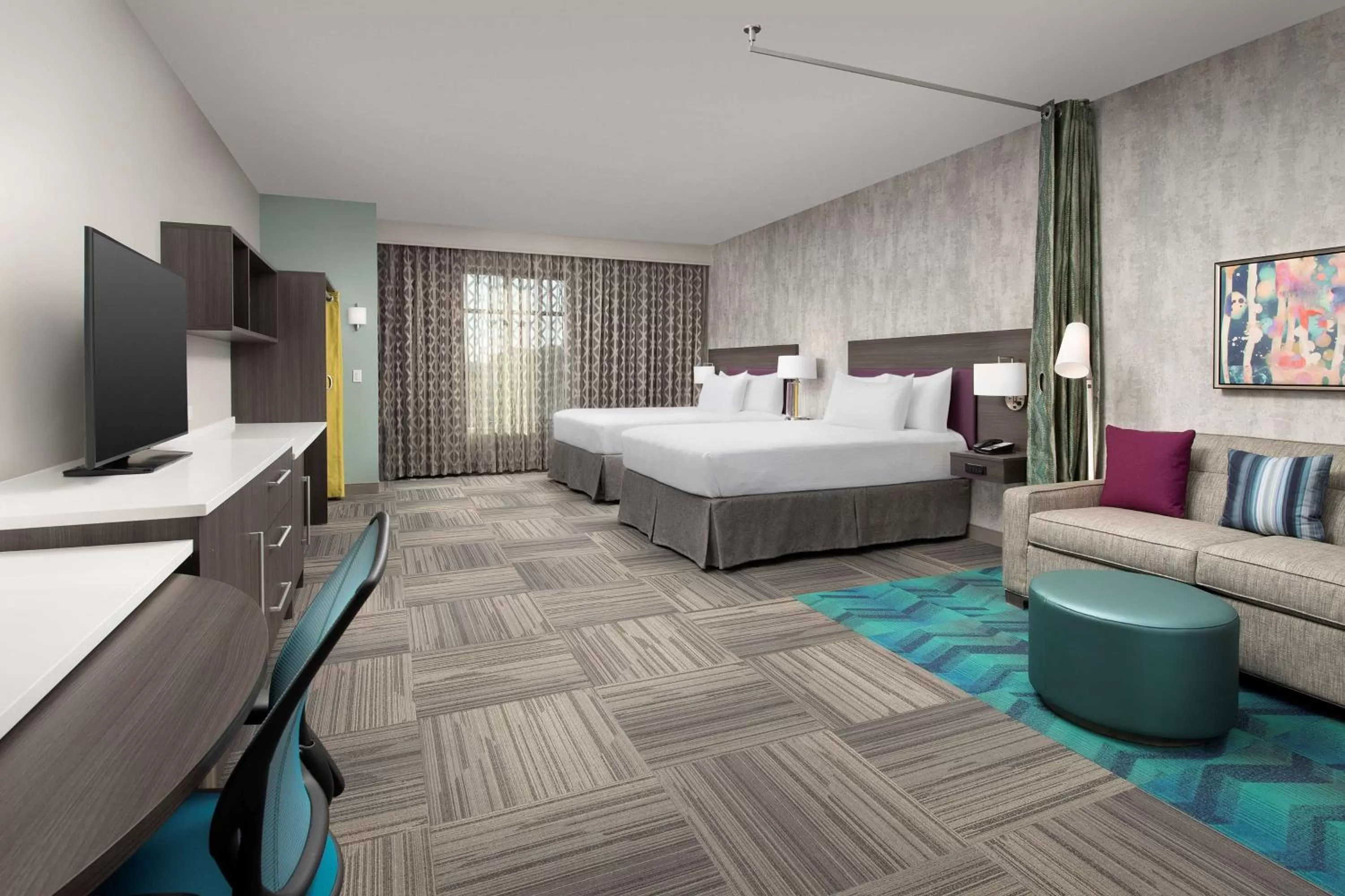 Bed in Home2 Suites by Hilton Denver Central Park