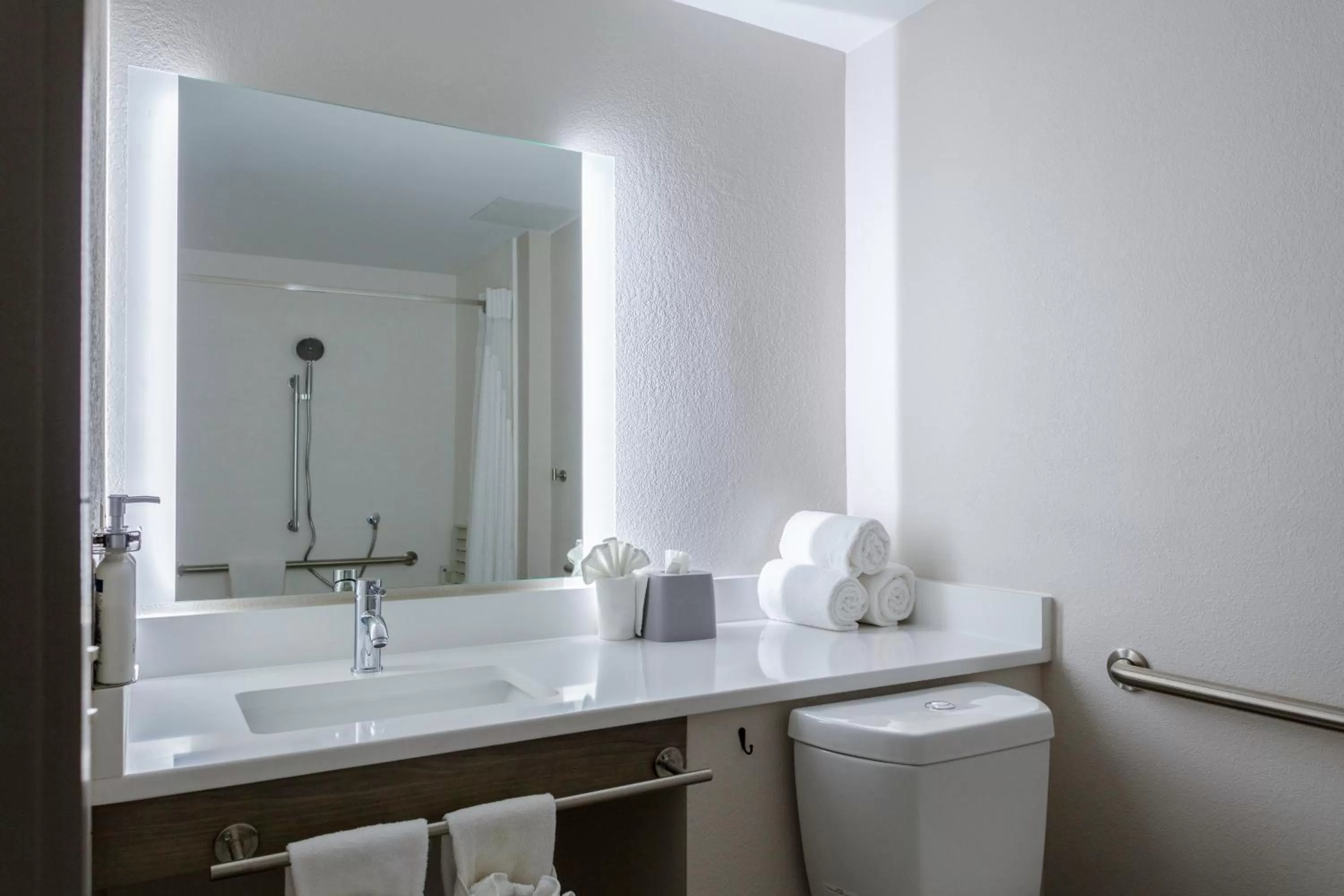 One-Bedroom Queen Suite with Two Queen Beds - Communications Accessible in Holiday Inn Express - Rocky Mount - Sports Center, an IHG Hotel