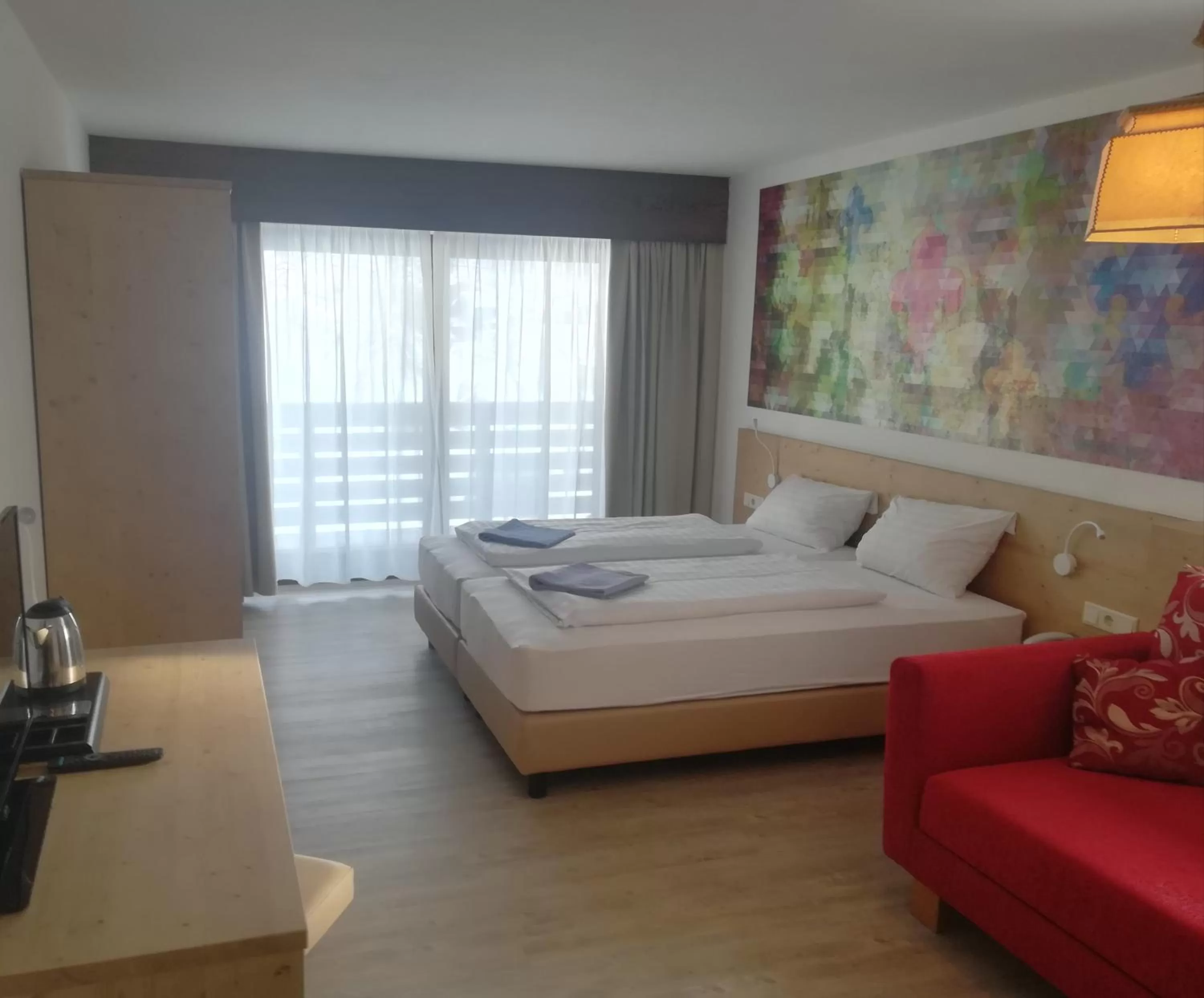 Bedroom, Bed in Family Hotel Schloss Rosenegg