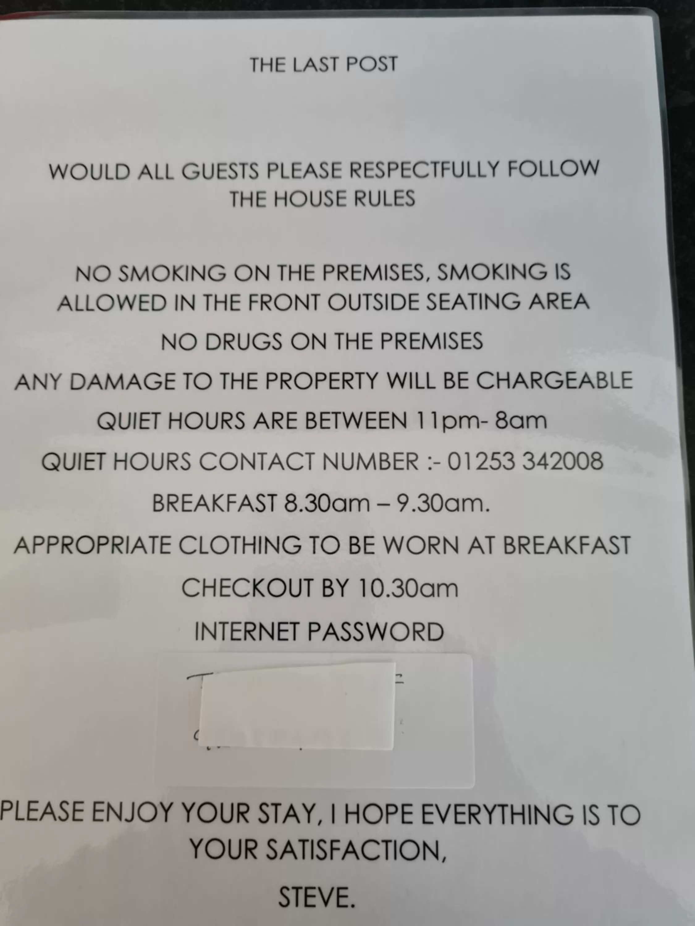 Logo/Certificate/Sign in The Last Post