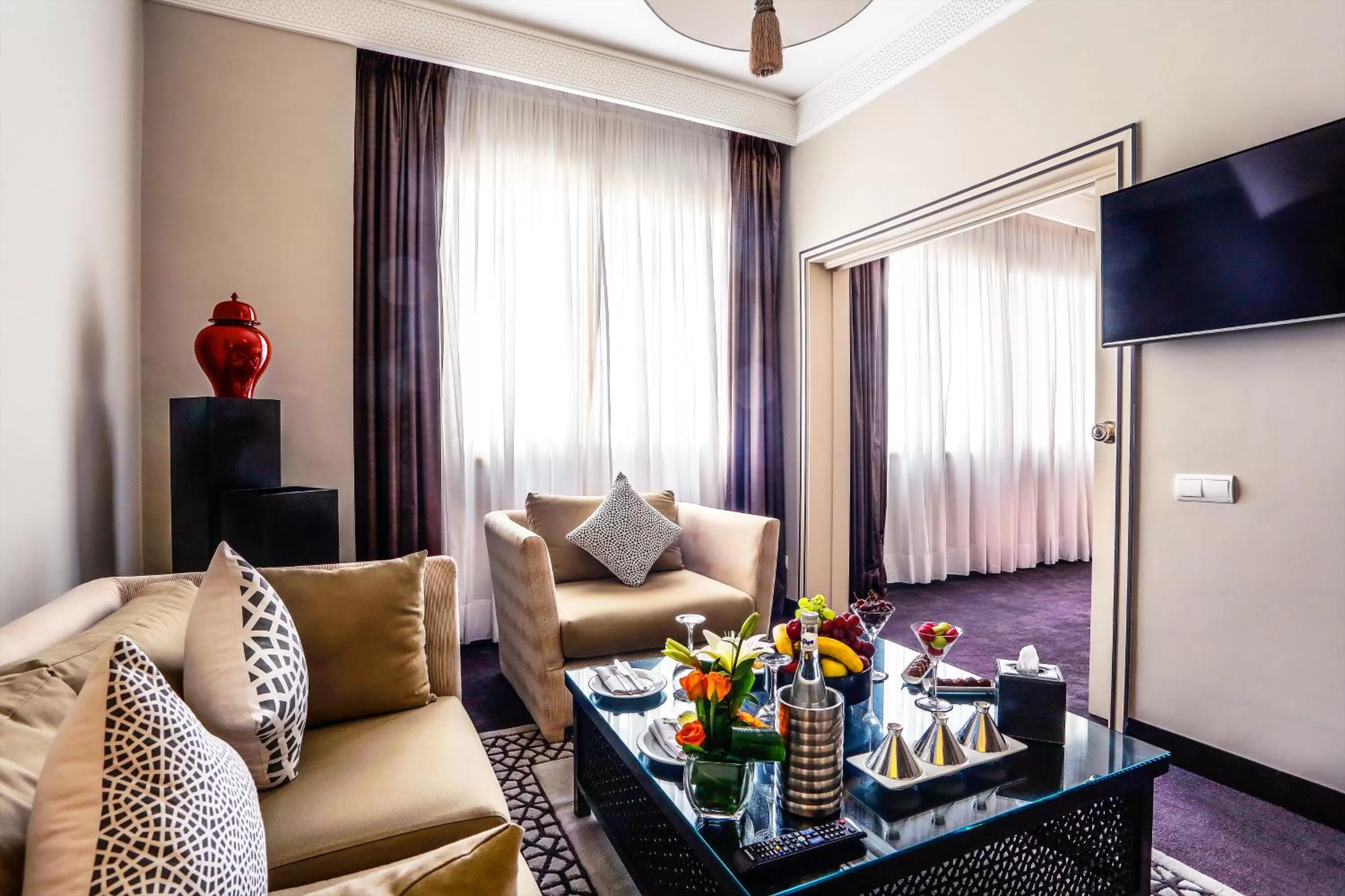 TV and multimedia in La Tour Hassan Palace