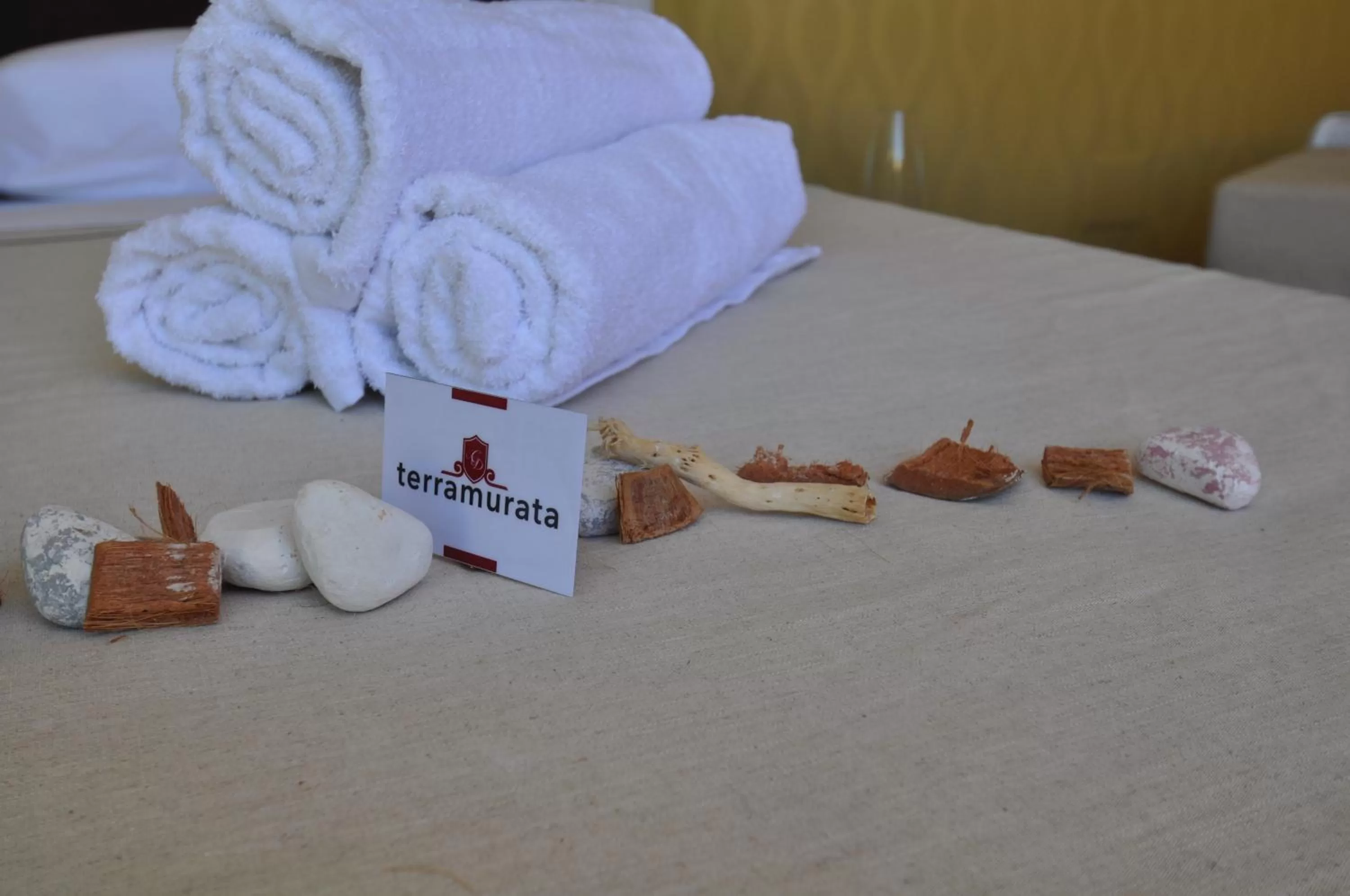 Decorative detail, Bed in Terra Murata Boutique b&b