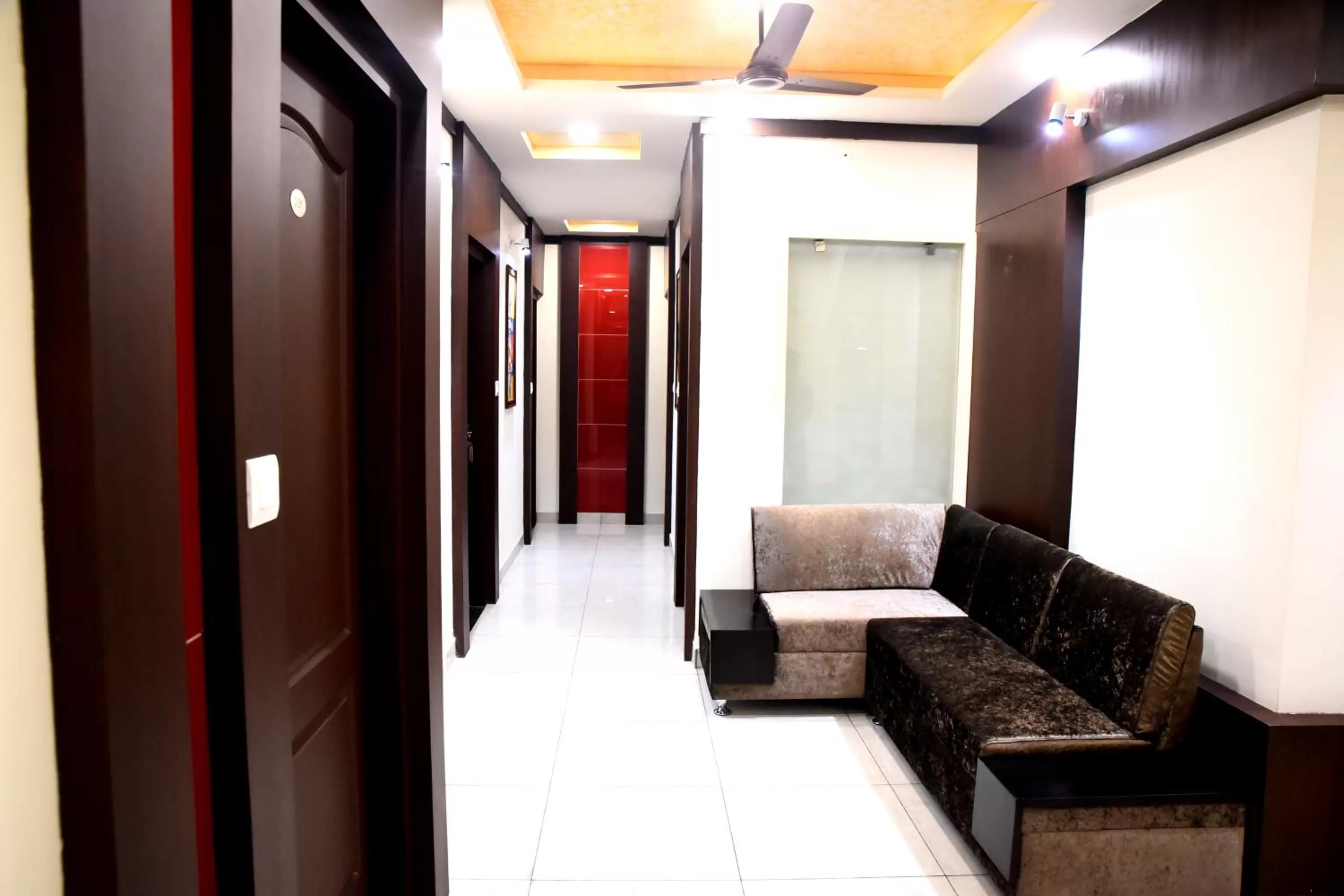 Seating area in Hotel Silver Palace