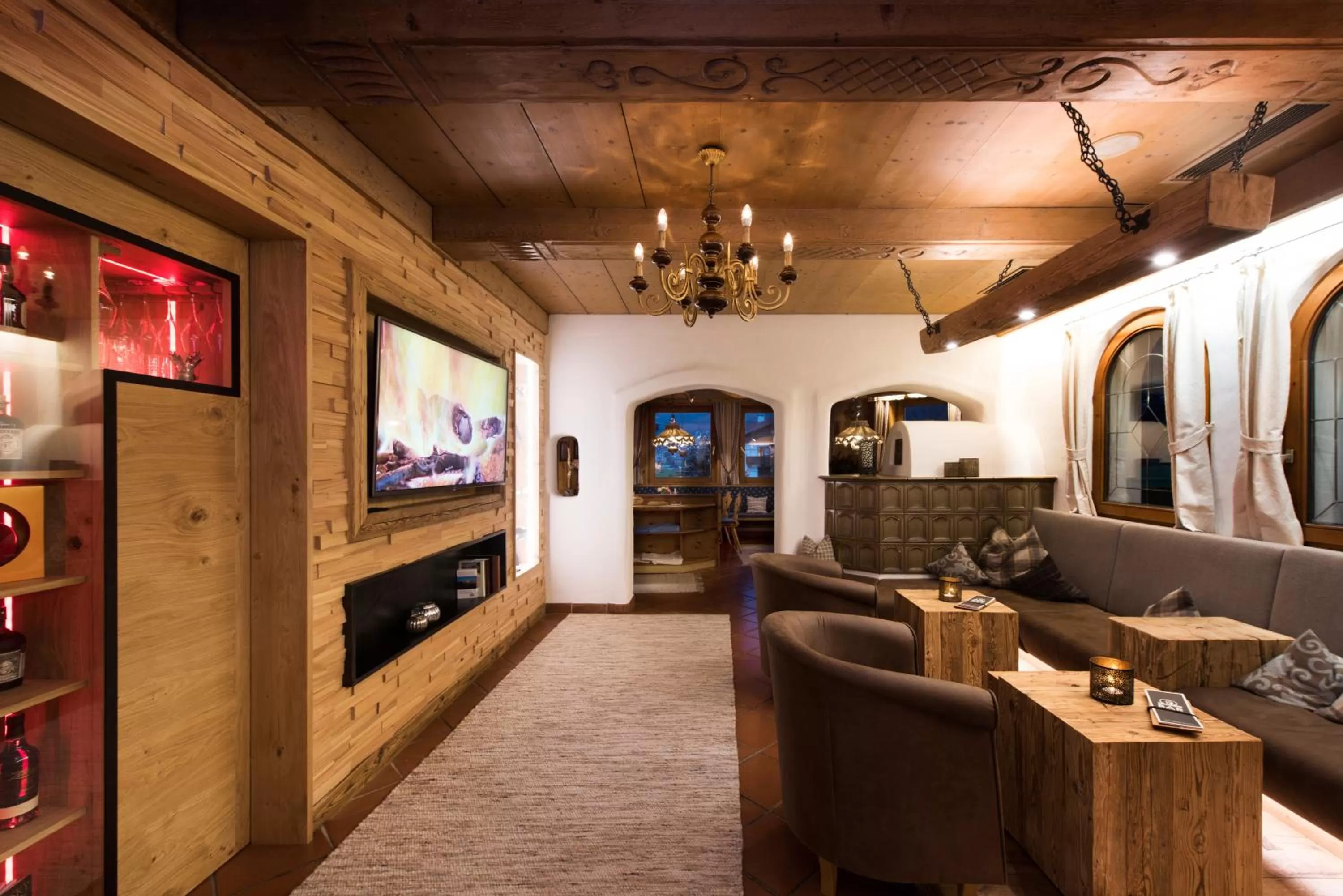 Lounge or bar in Hotel Stubaierhof