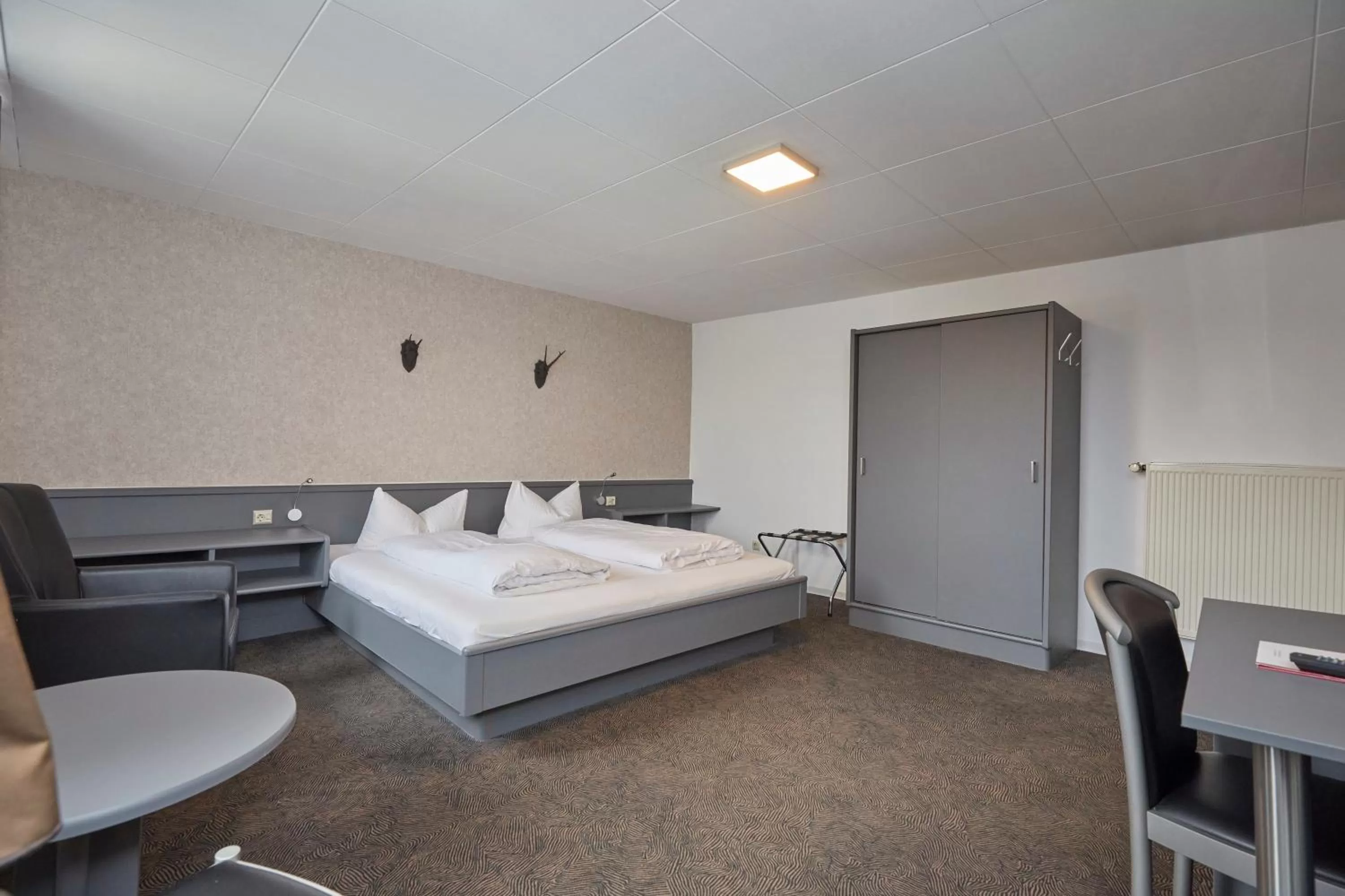 Bed in Hotel Schlemmer