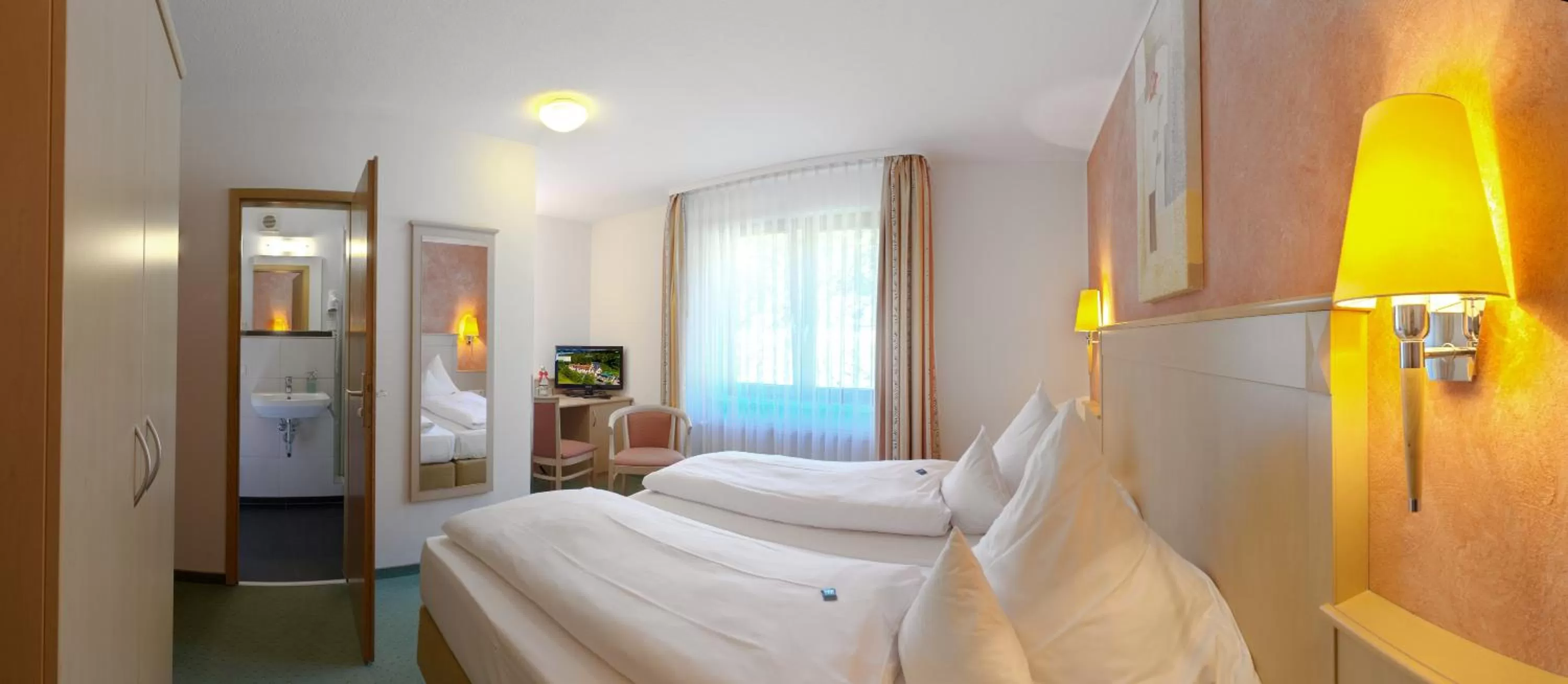 Bedroom, Bed in Hotel Waldmühle