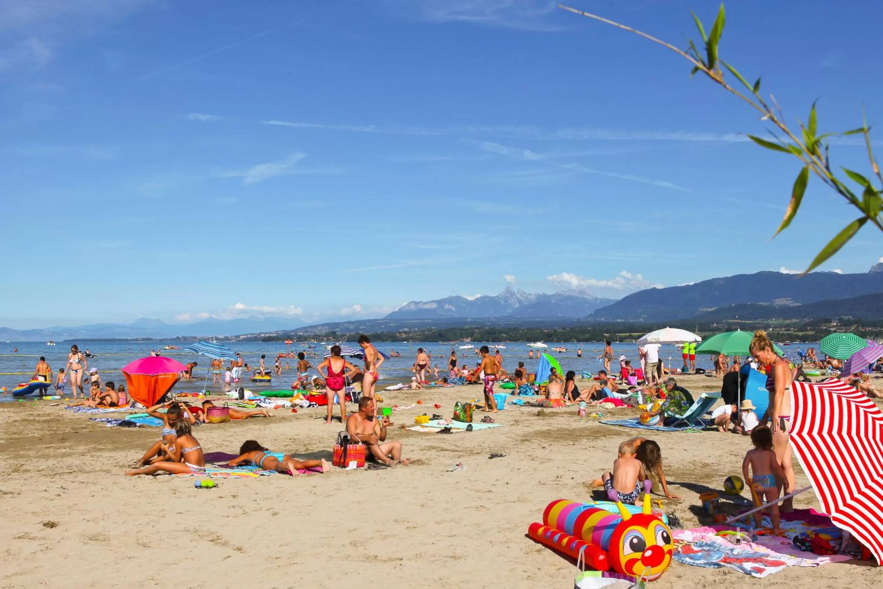 Beach in ibis budget Thonon Les Bains