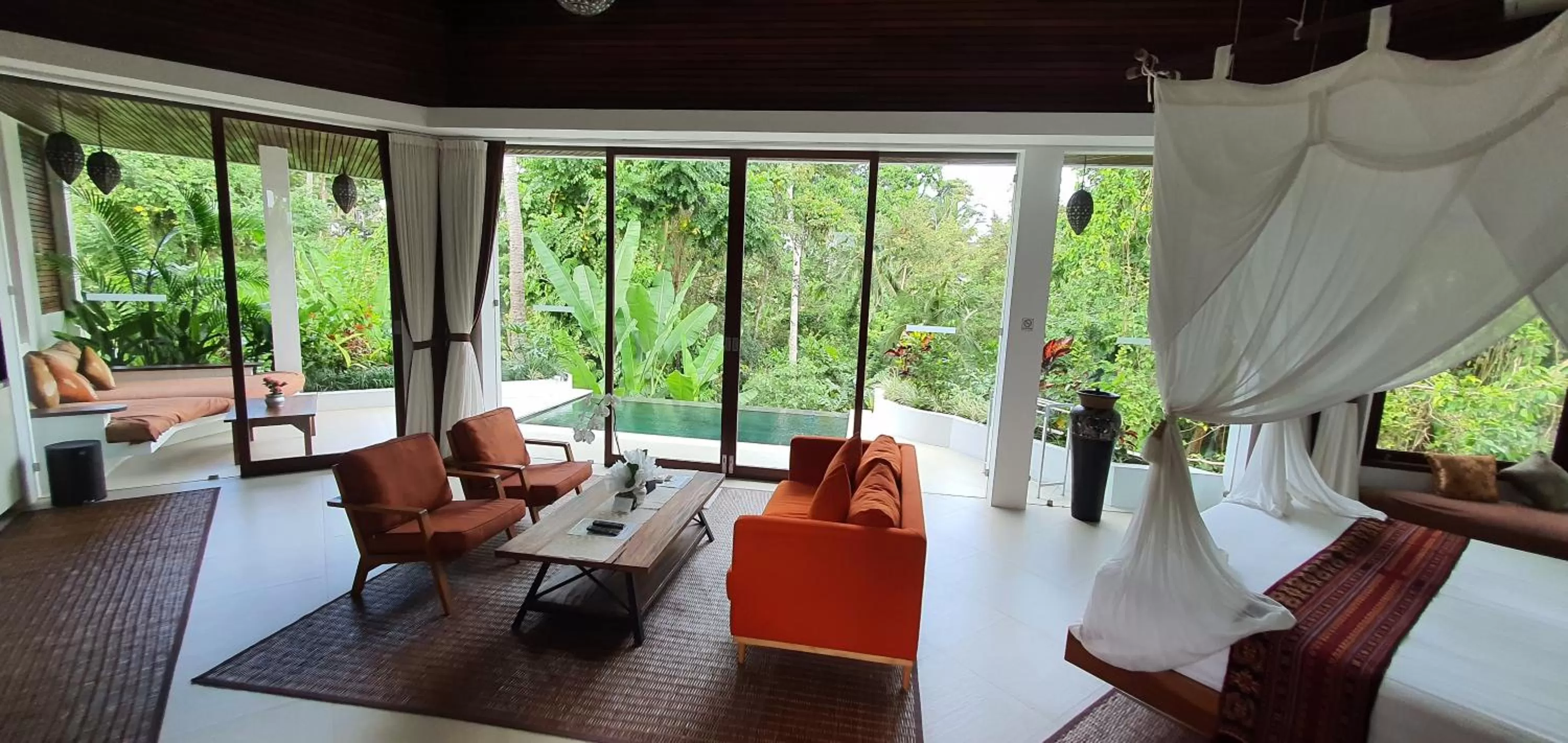 Living room in Cahaya Indah Villas