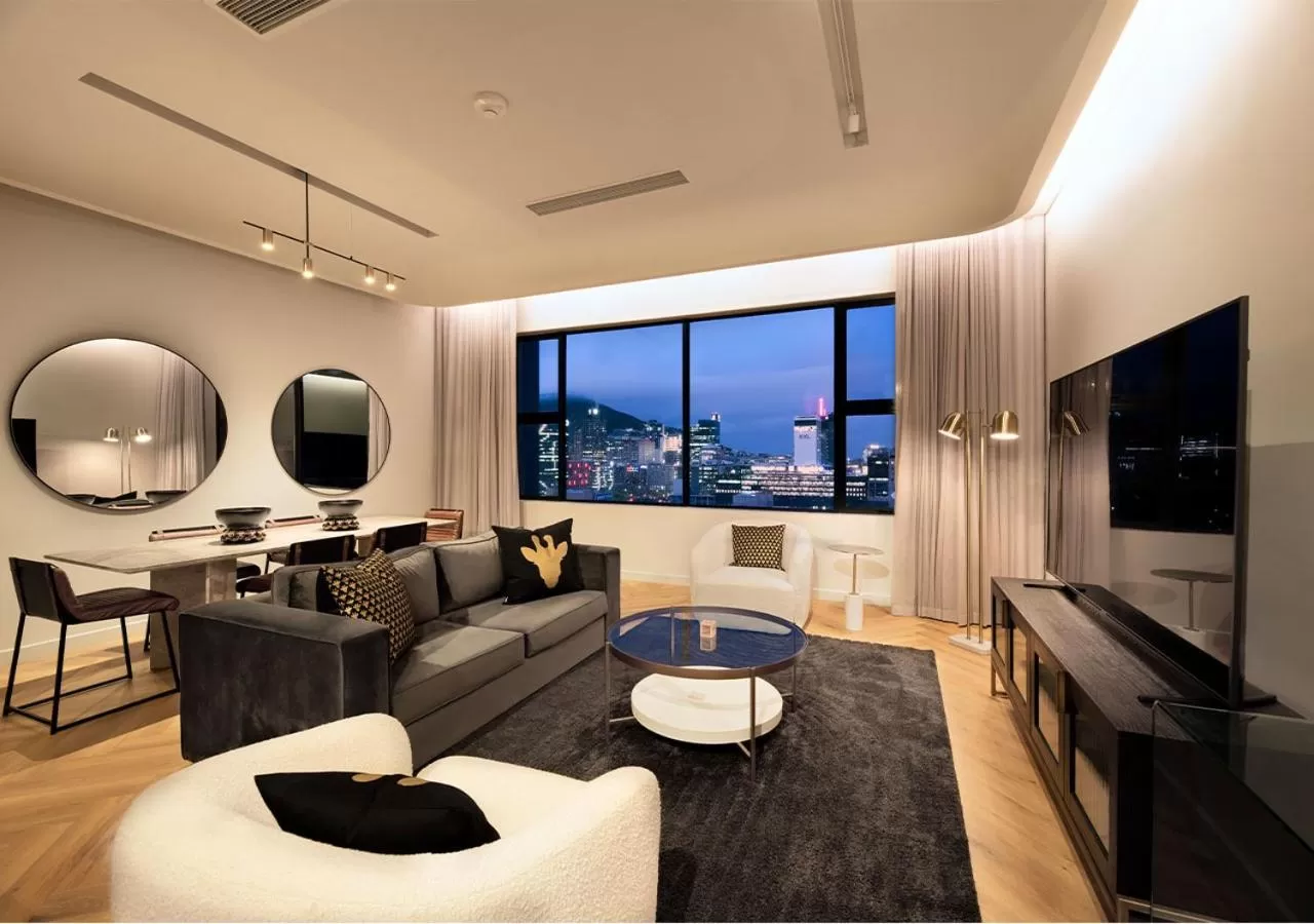 Dining area in The Rockefeller Hotel by NEWMARK