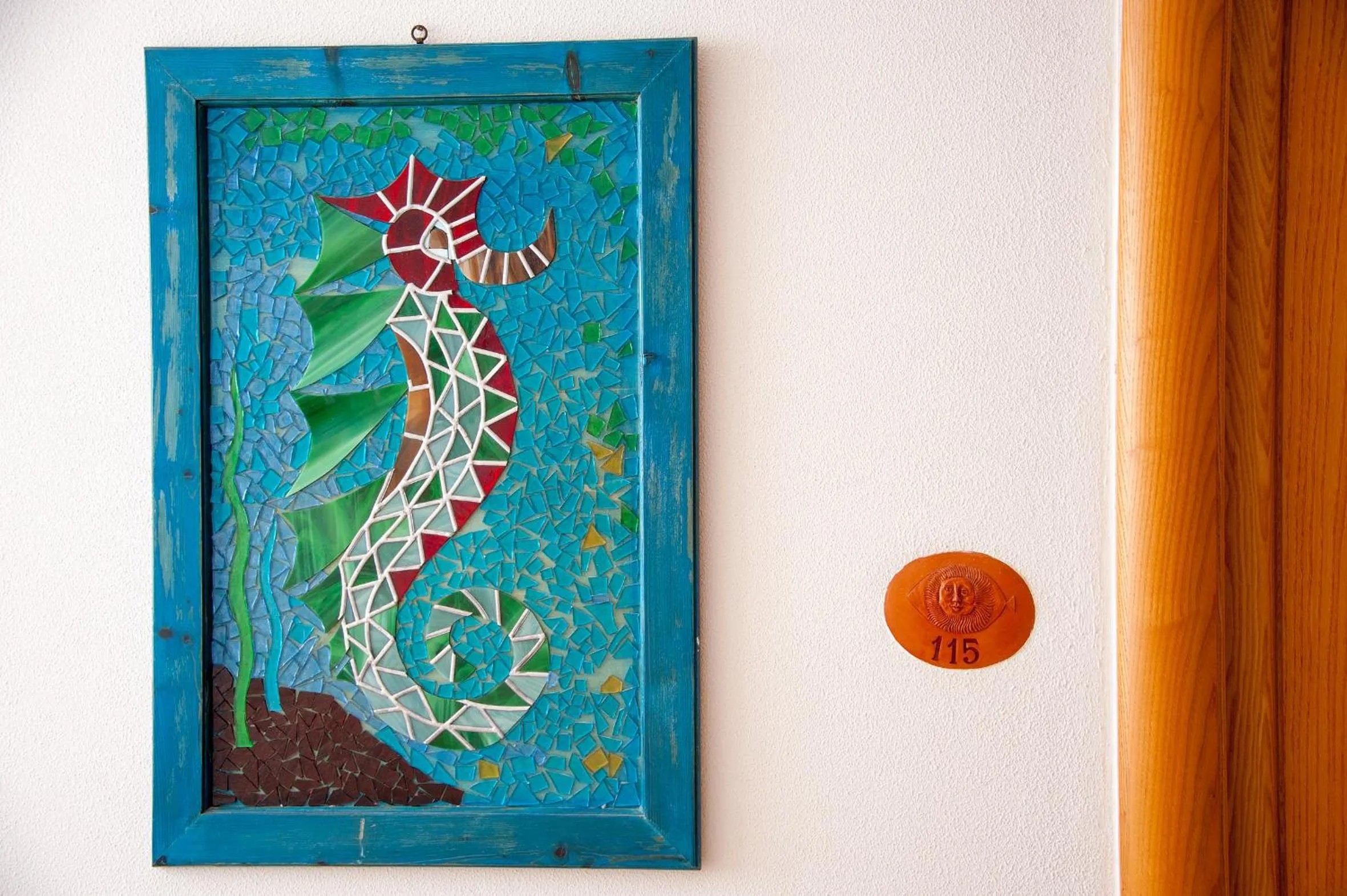 Decorative detail in Hotel Terminal - Caroli Hotels