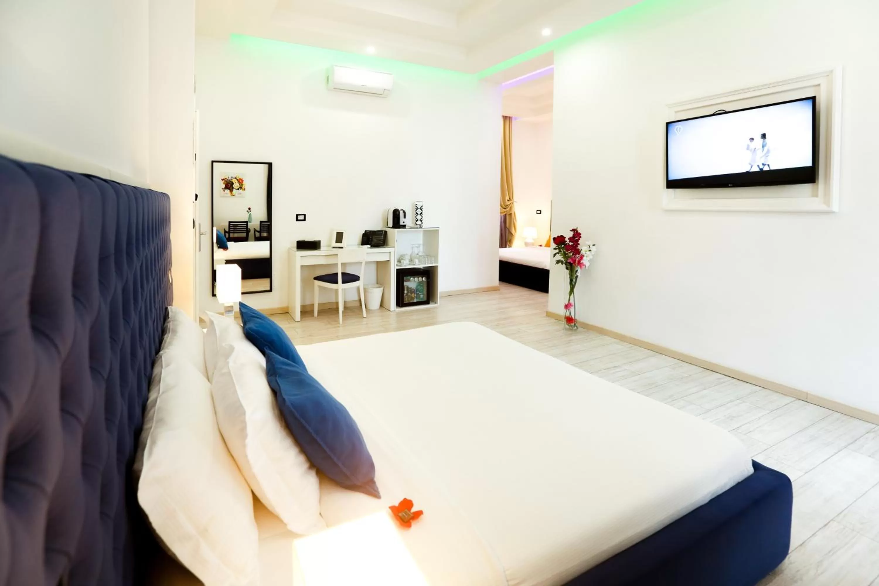 Bed in Escape Luxury Suite - CA Domus Collection