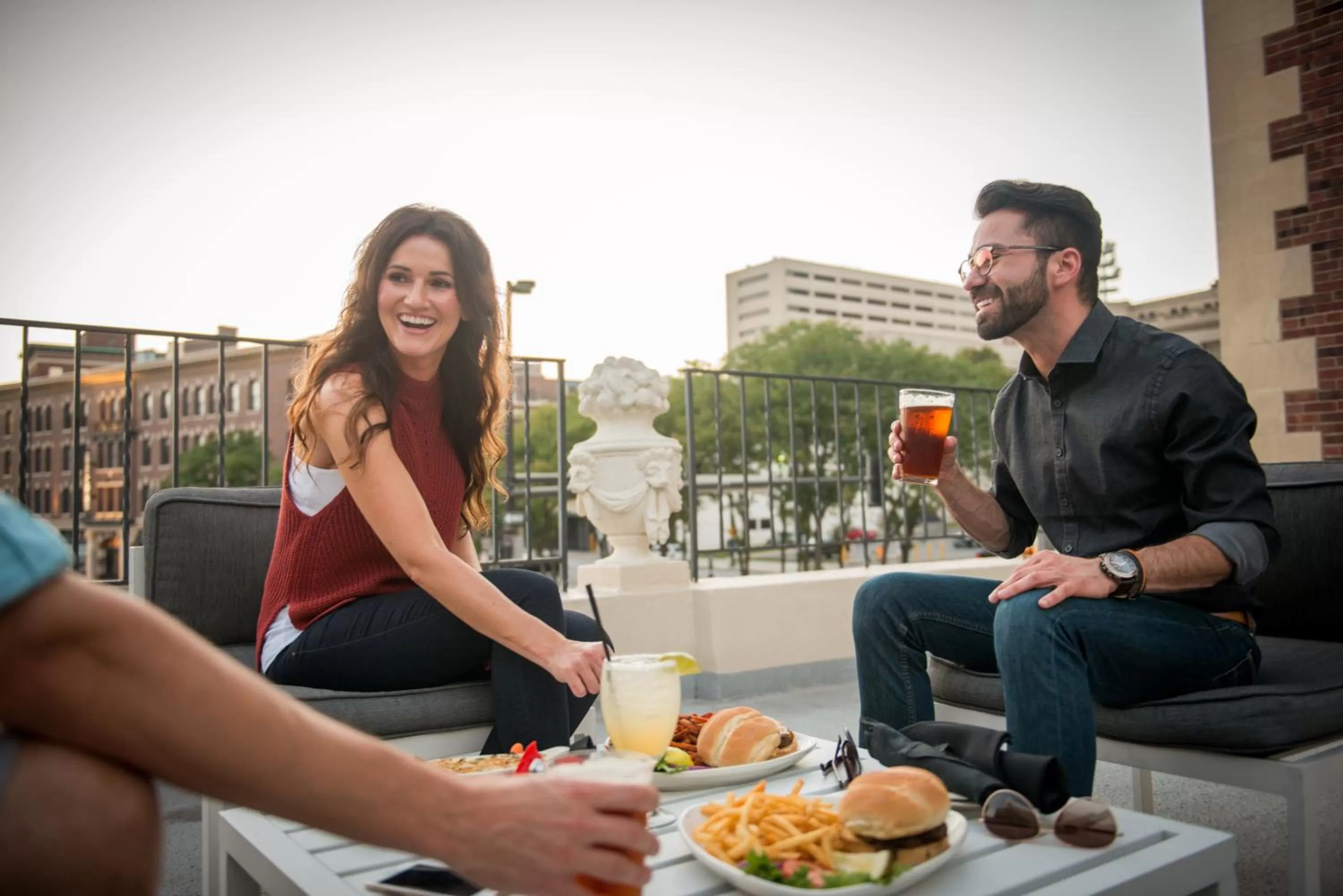 Patio in Magnolia Hotel Omaha