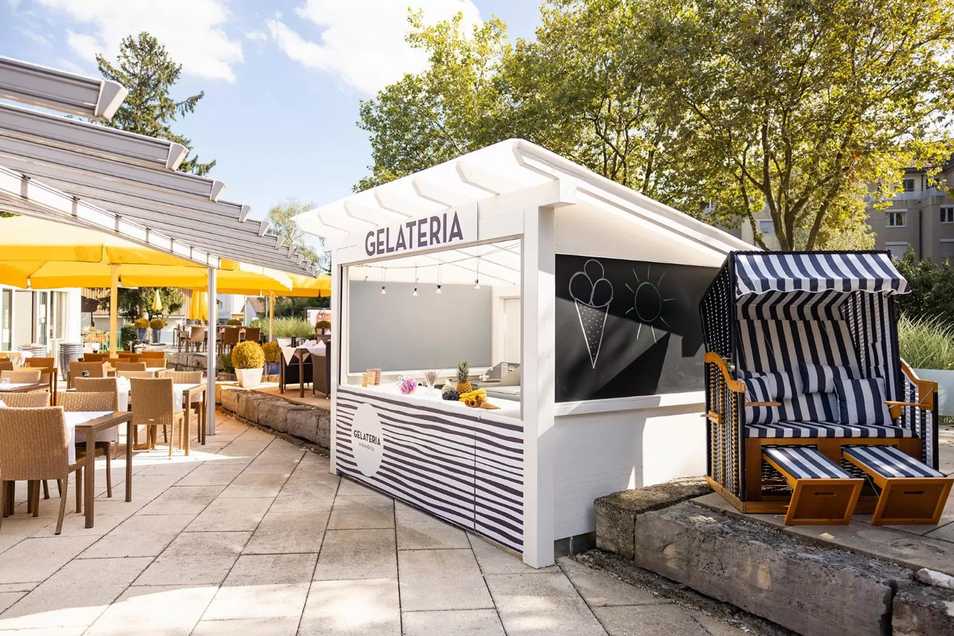 Balcony/Terrace in Sorell Hotel Sonnental Dübendorf