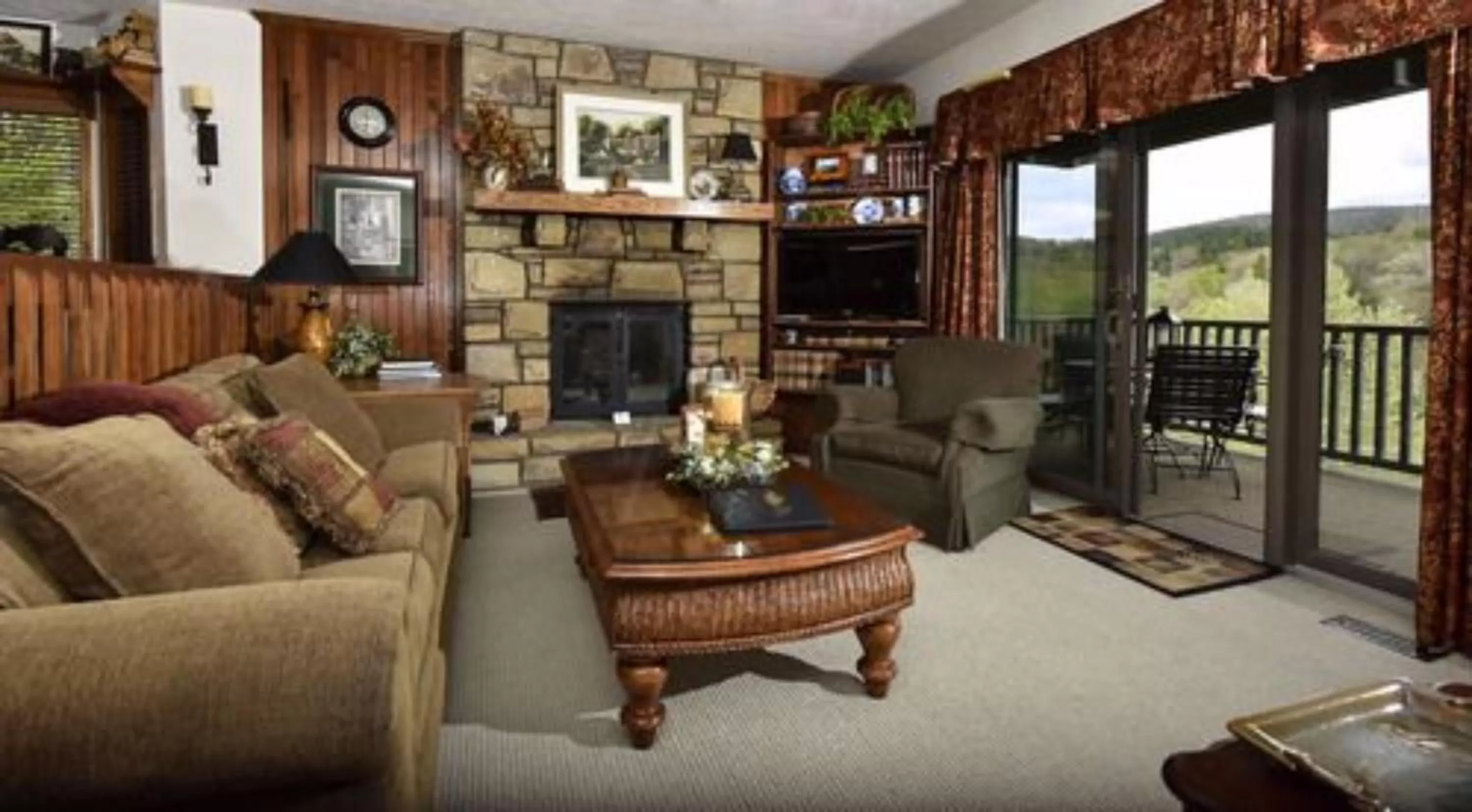 Living room, Seating Area in Chetola Resort Condominiums