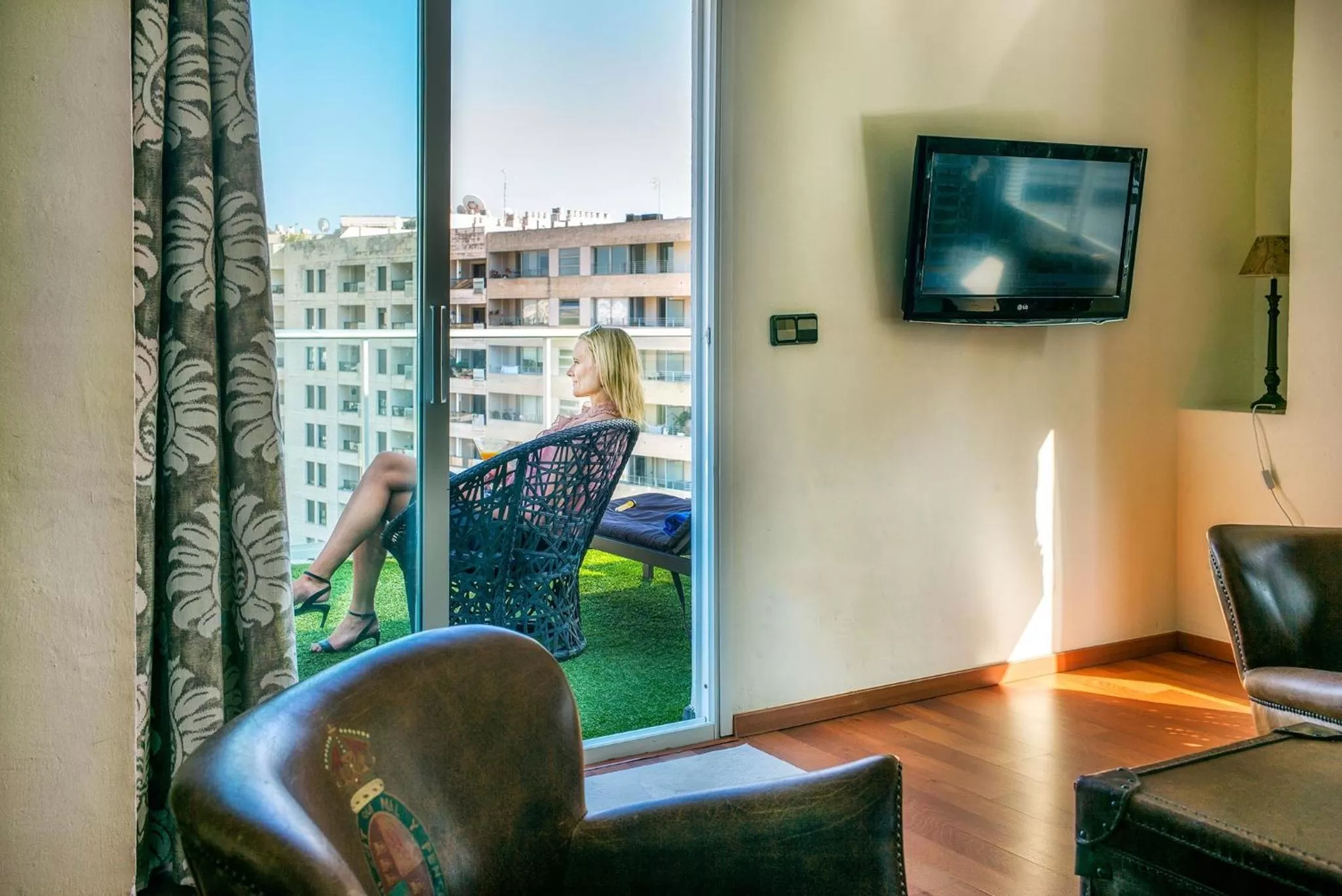 Balcony/Terrace in Hotel Feliz