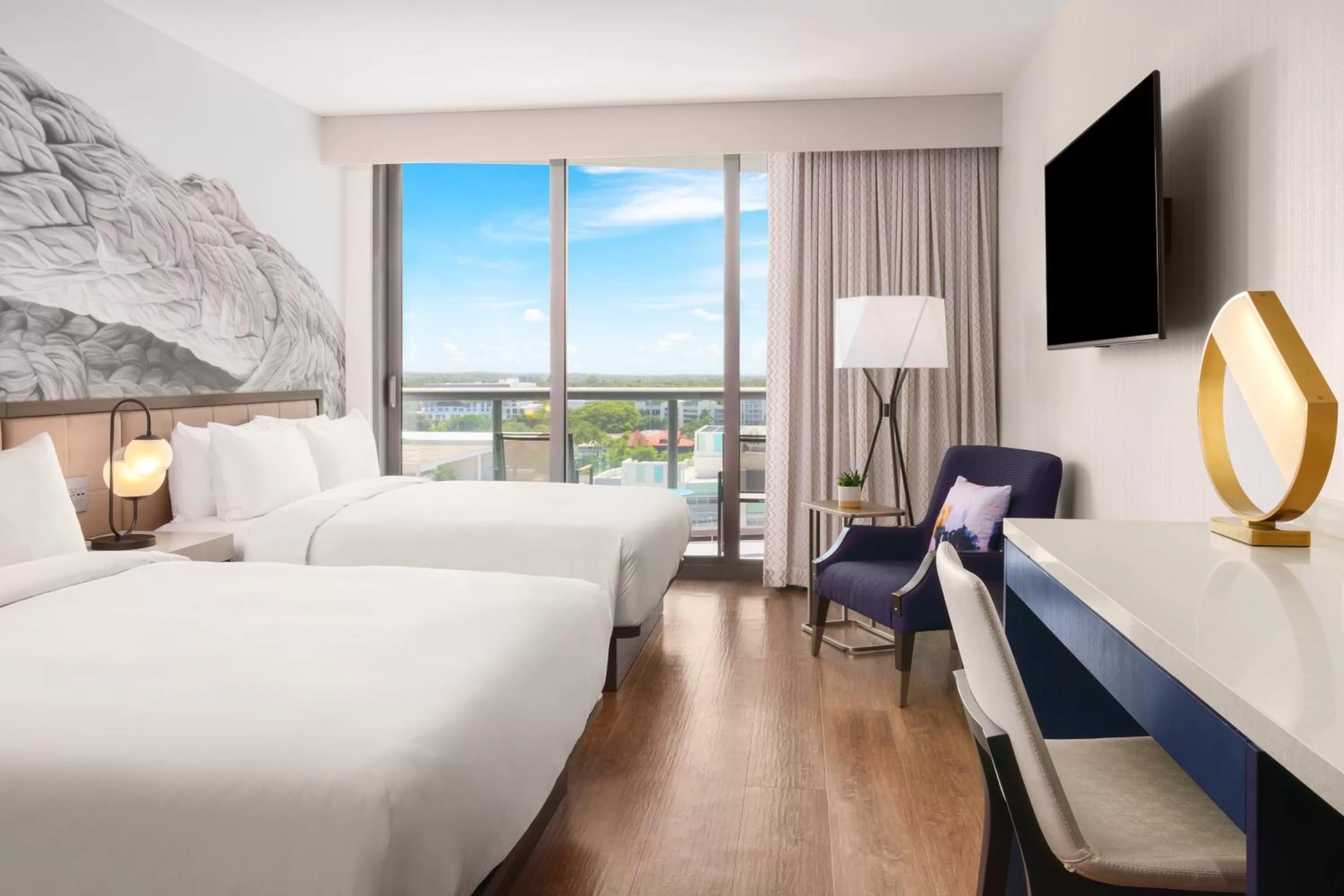 Photo of the whole room, Bed in Hyatt Centric Las Olas Fort Lauderdale
