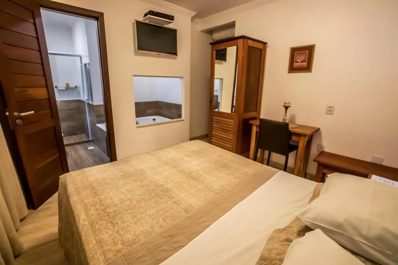 Bed in Pousada Bahia Pelô