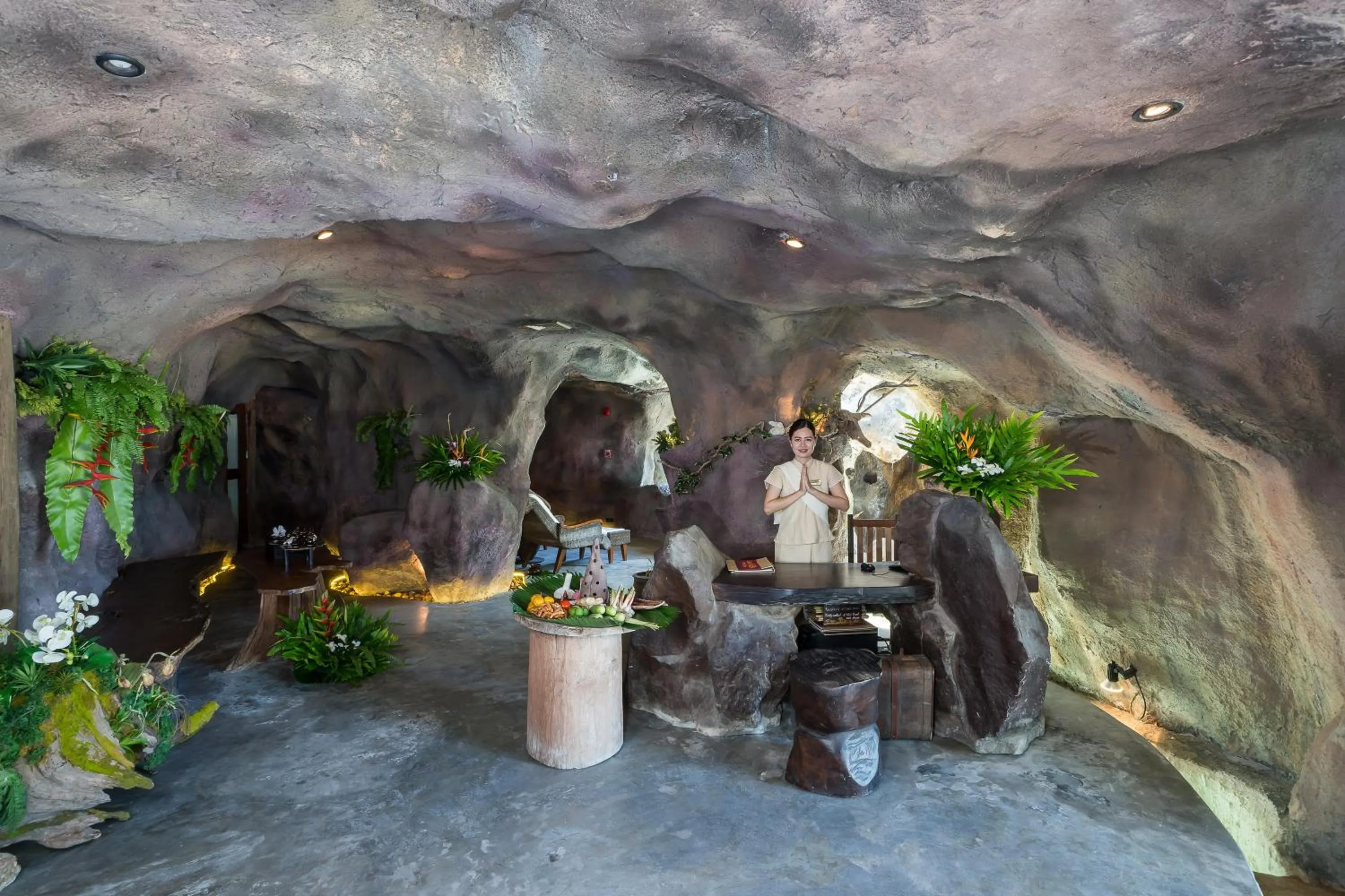 Lobby or reception in Royal Muang Samui Villas