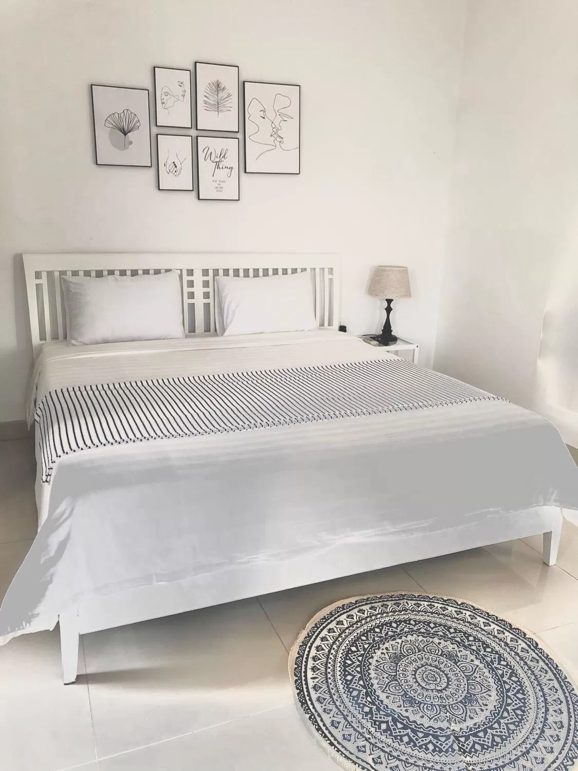 Bed in Ancient Terracotta Villa