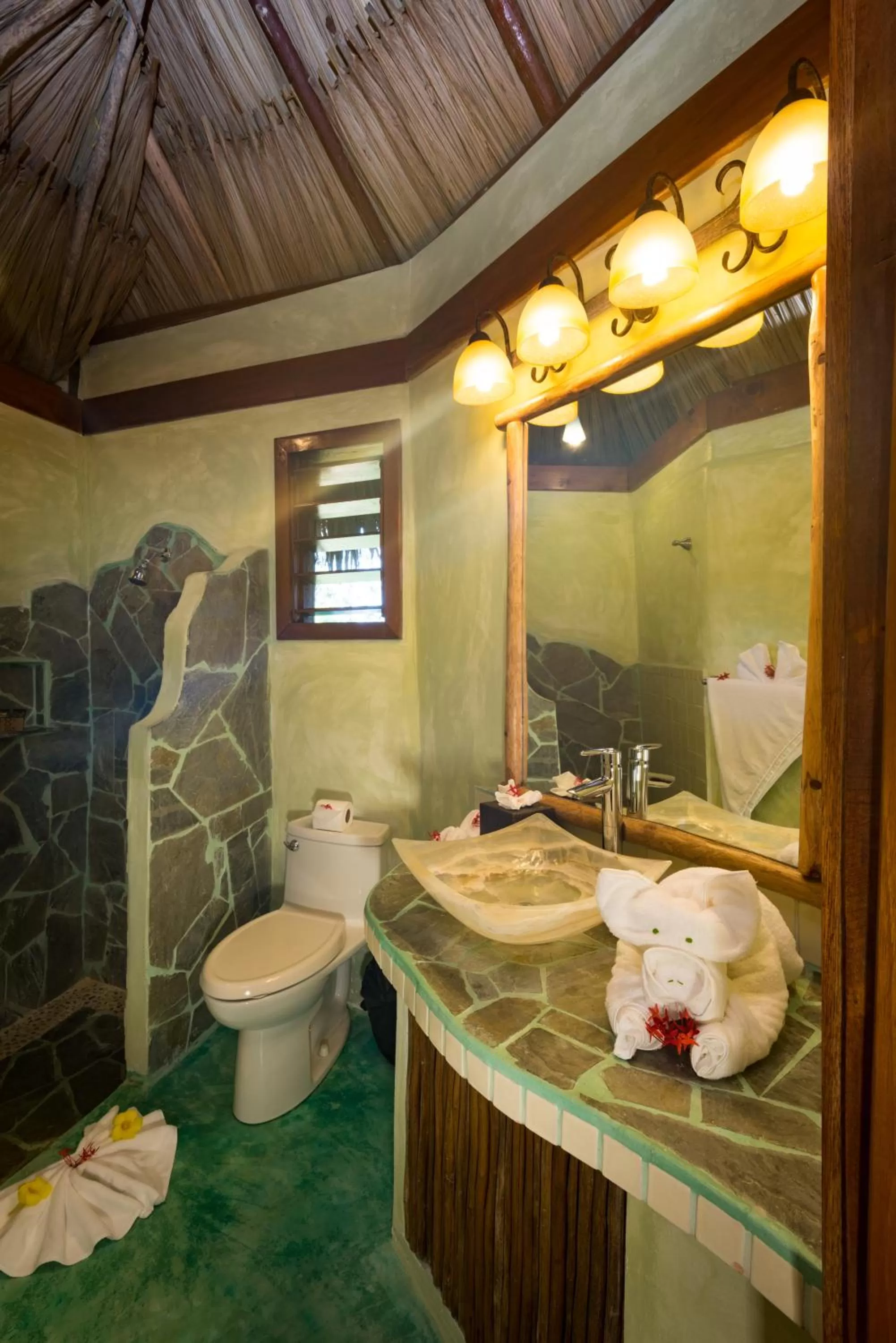 Bathroom in Gaia Riverlodge