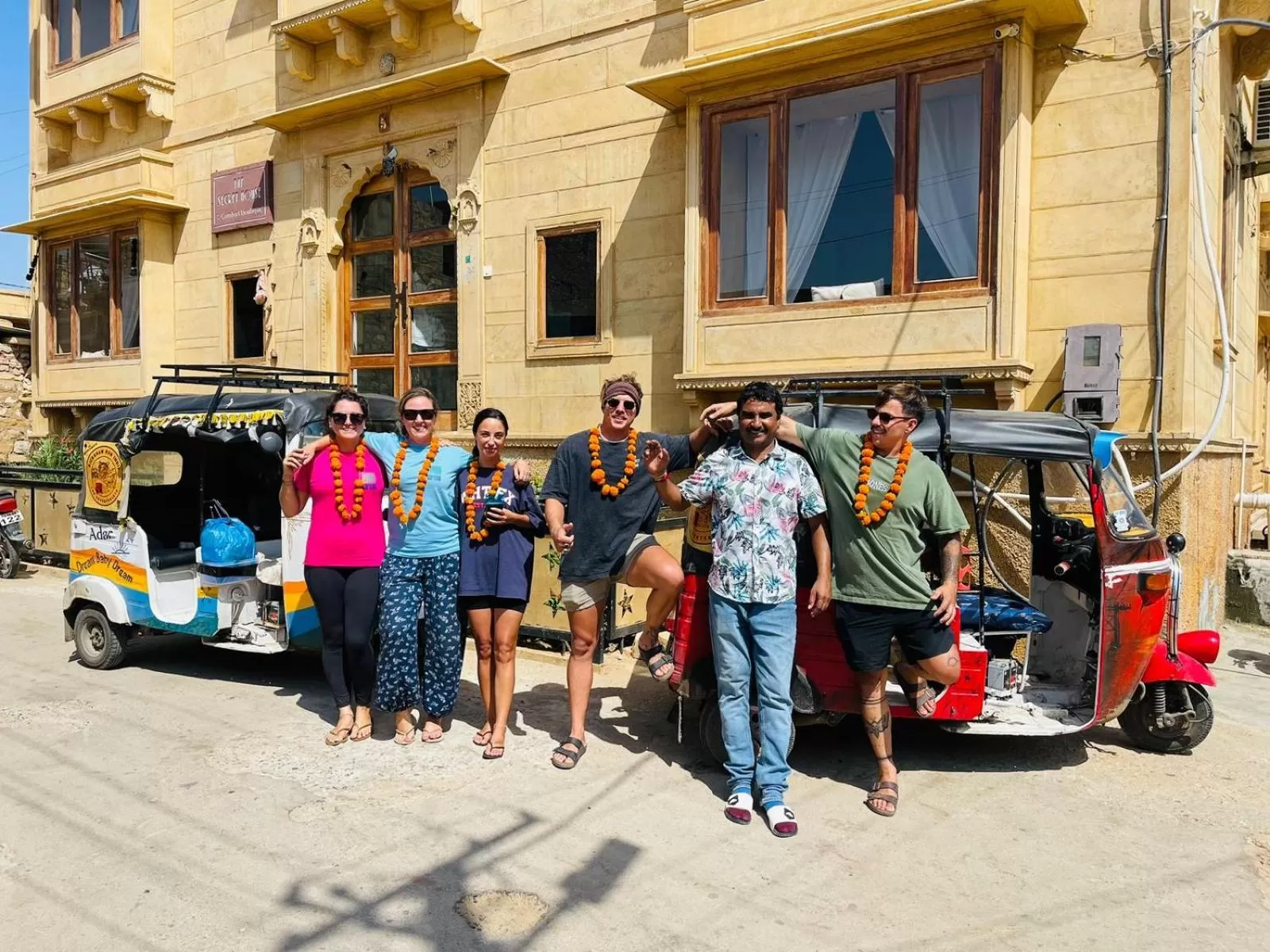 group of guests in The Secret House - Adults Only Jaisalmer India