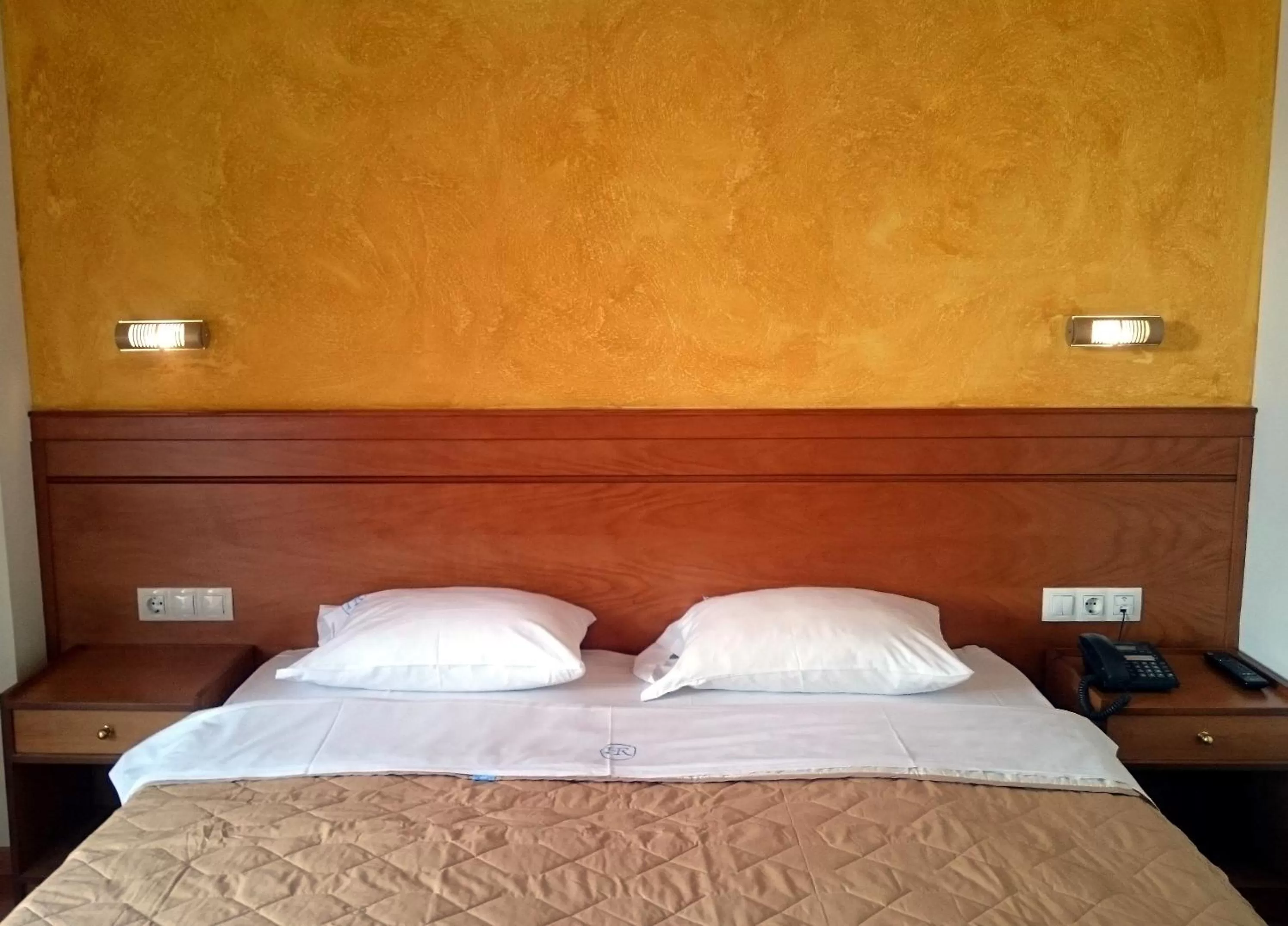 Bed in Hotel Rio Athens